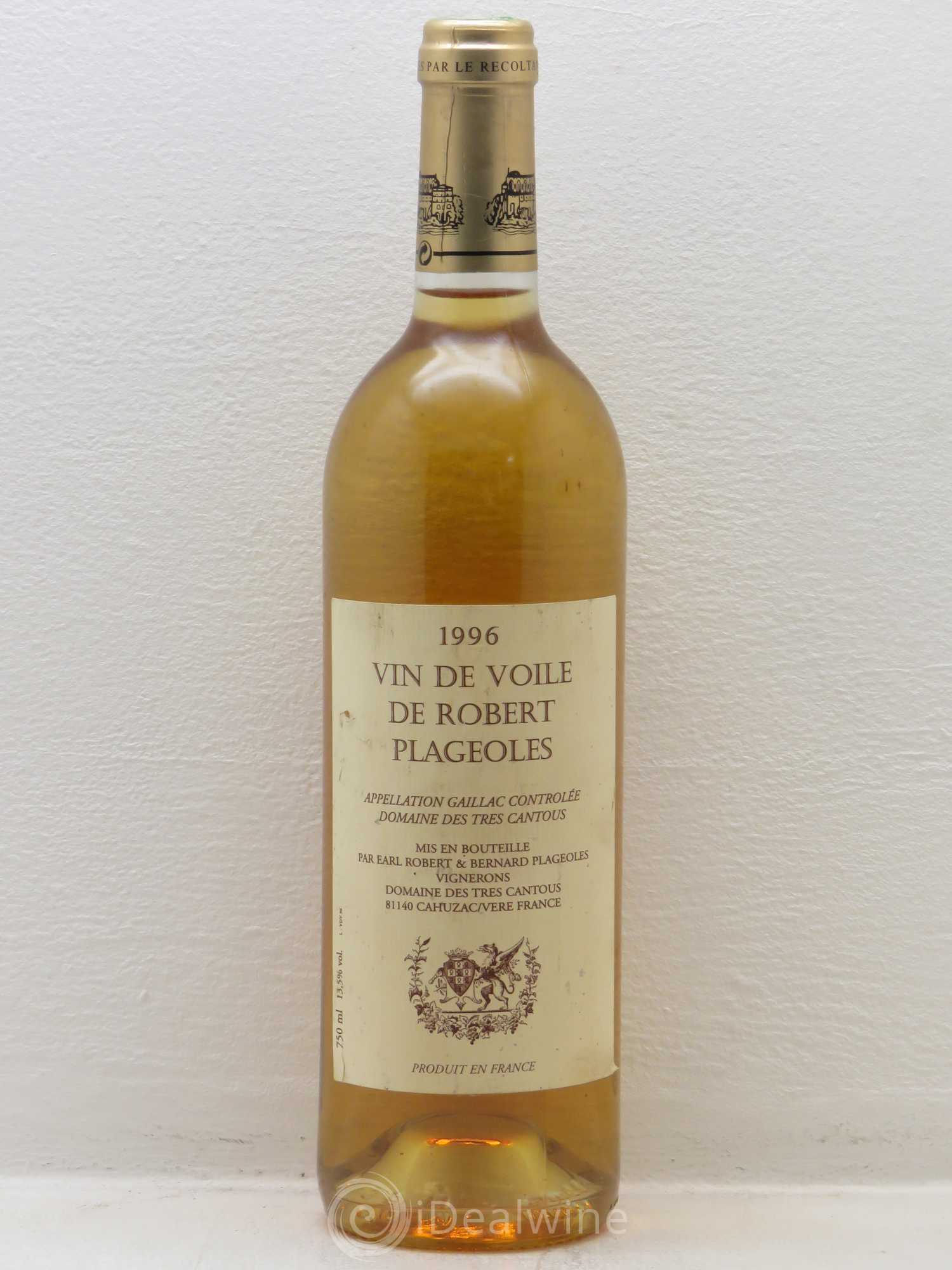 Divers Vin de voile Gaillac Domaine Plageoles 1996 - Posten von 1 Flasche - 0