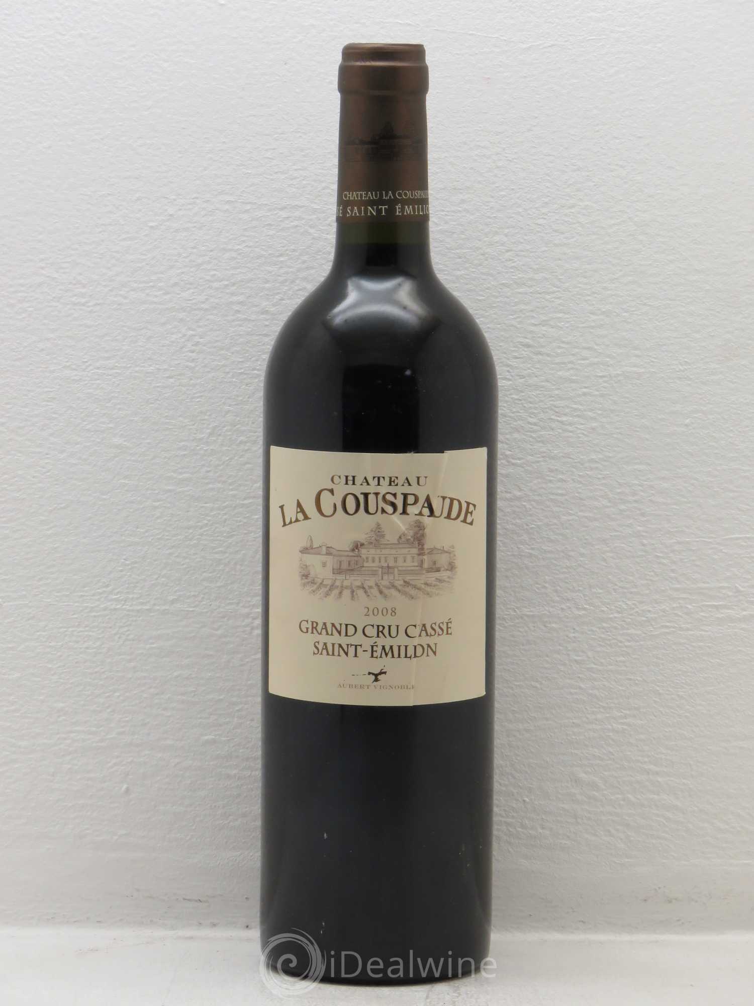 Château la Couspaude Grand Cru Classé 2008 - Lot de 1 bouteille - 0