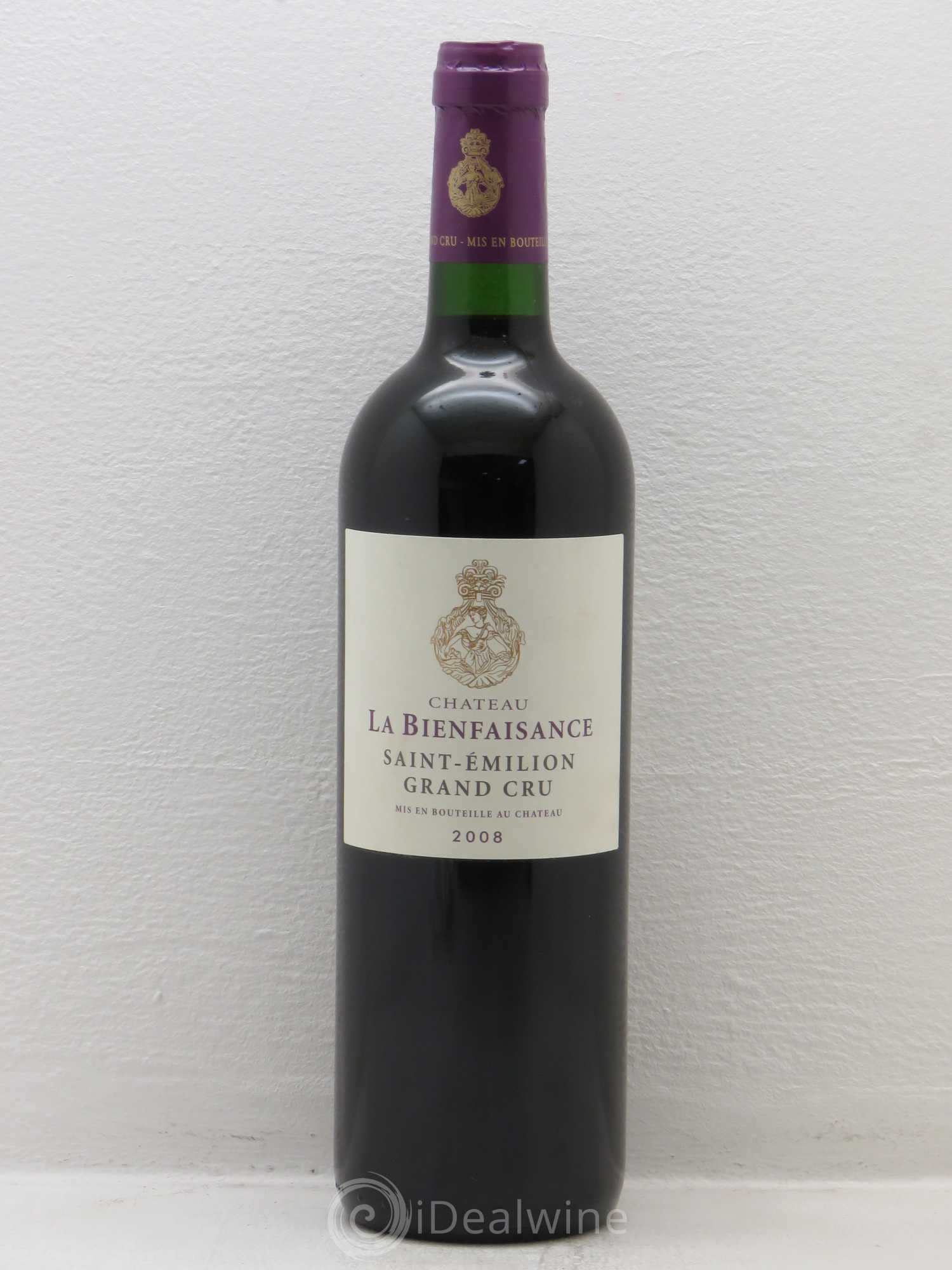 Saint-Émilion La Bienfaisance 2008 - Lot de 1 bouteille - 0