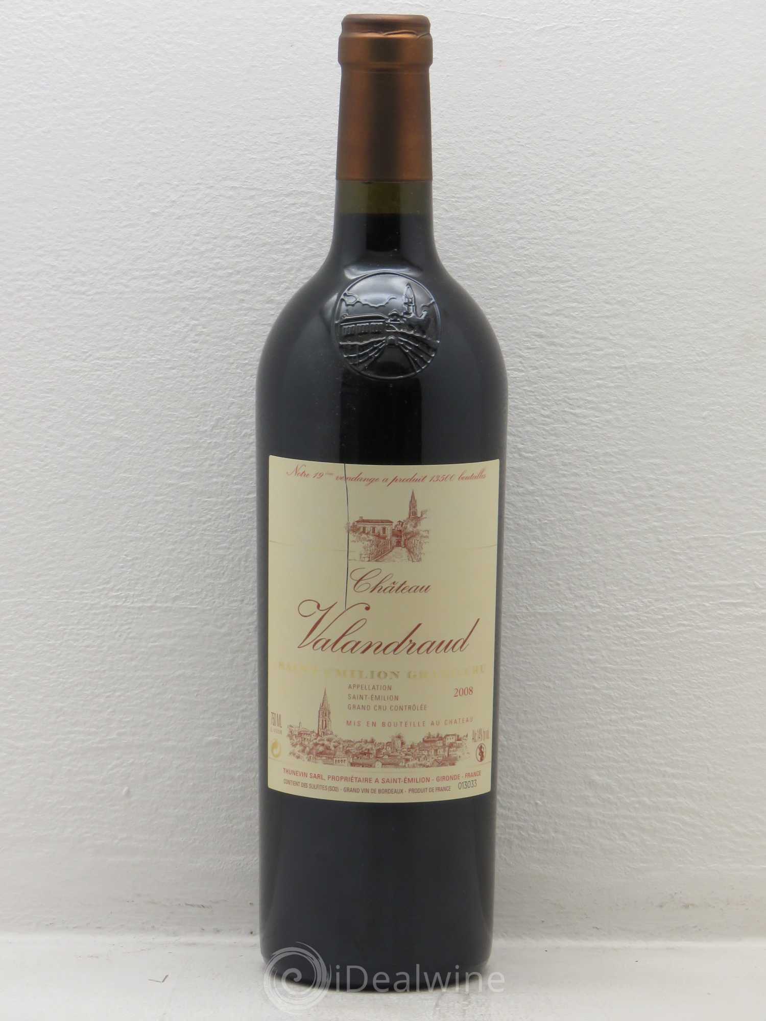 Château de Valandraud 2008 - Lot de 1 bouteille - 0