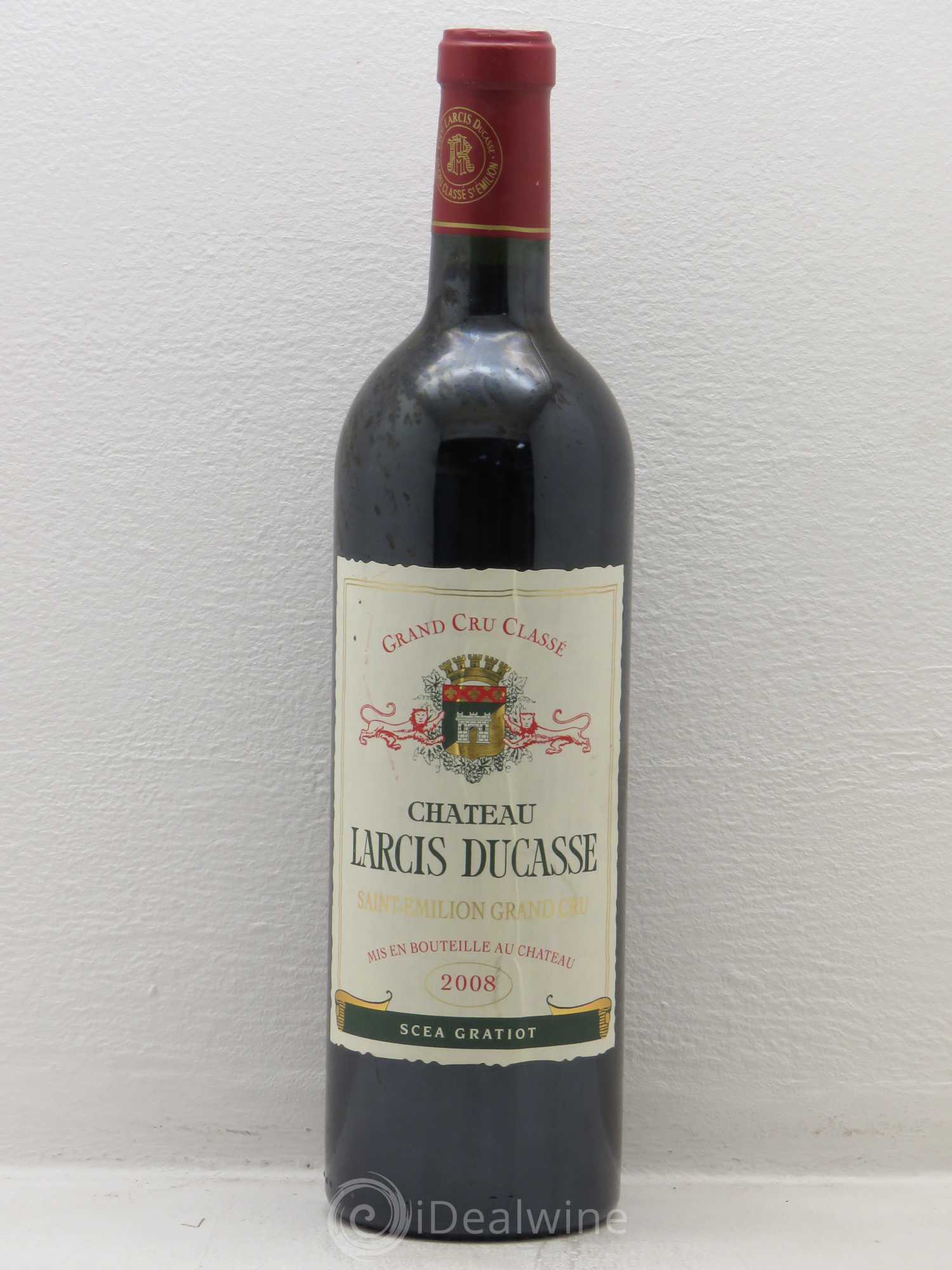 Château Larcis Ducasse 1er Grand Cru Classé B 2008 - Lot de 1 bouteille - 0