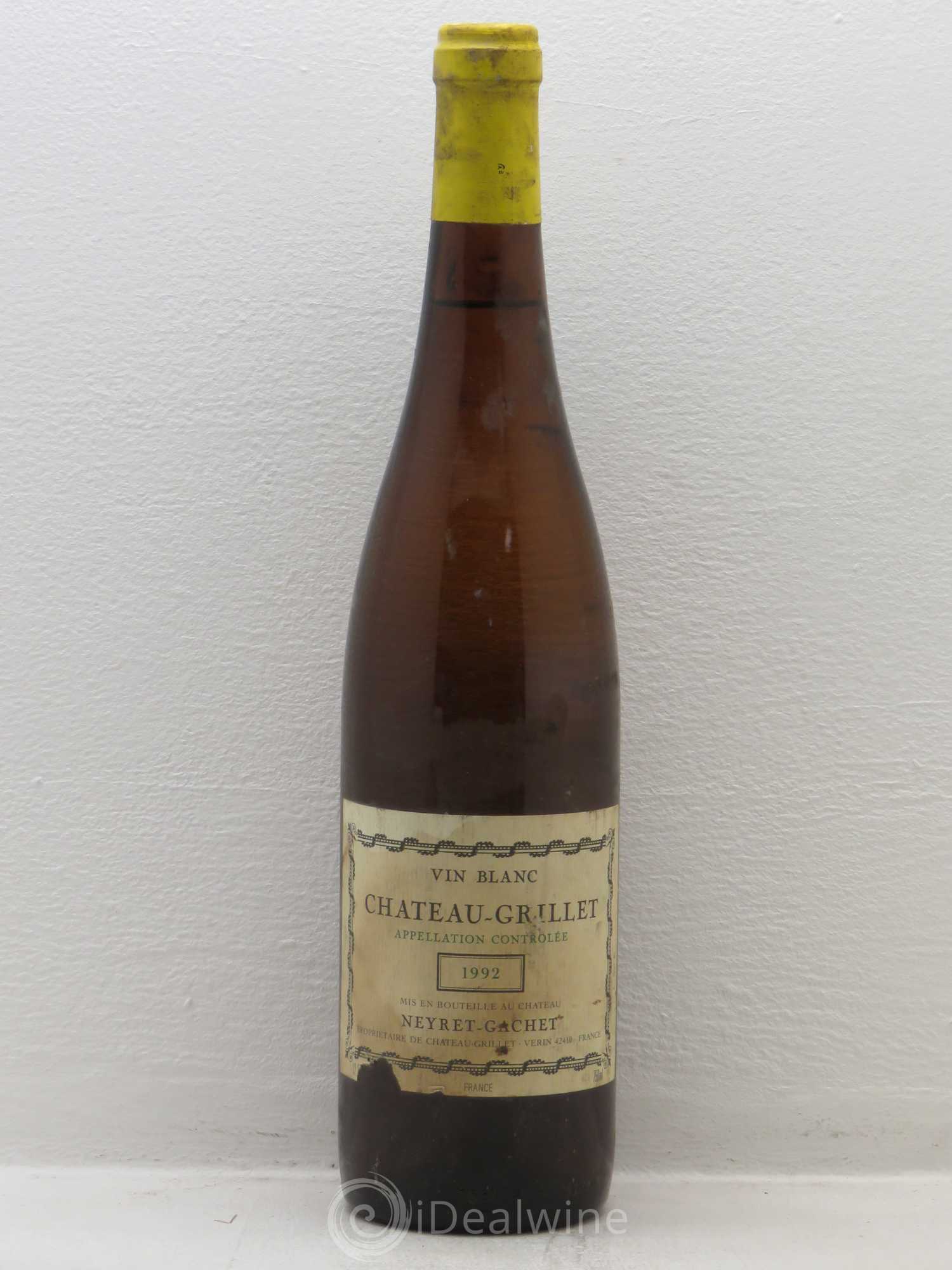 Château Grillet Château-Grillet 1992 - Lot de 1 bouteille - 0