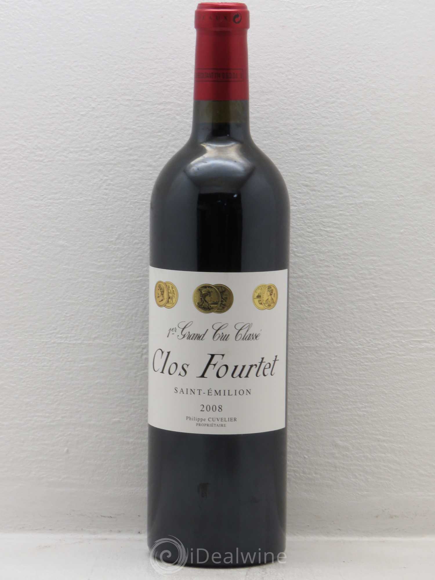 Clos Fourtet 1er Grand Cru Classé B 2008 - Lot de 1 bouteille - 0