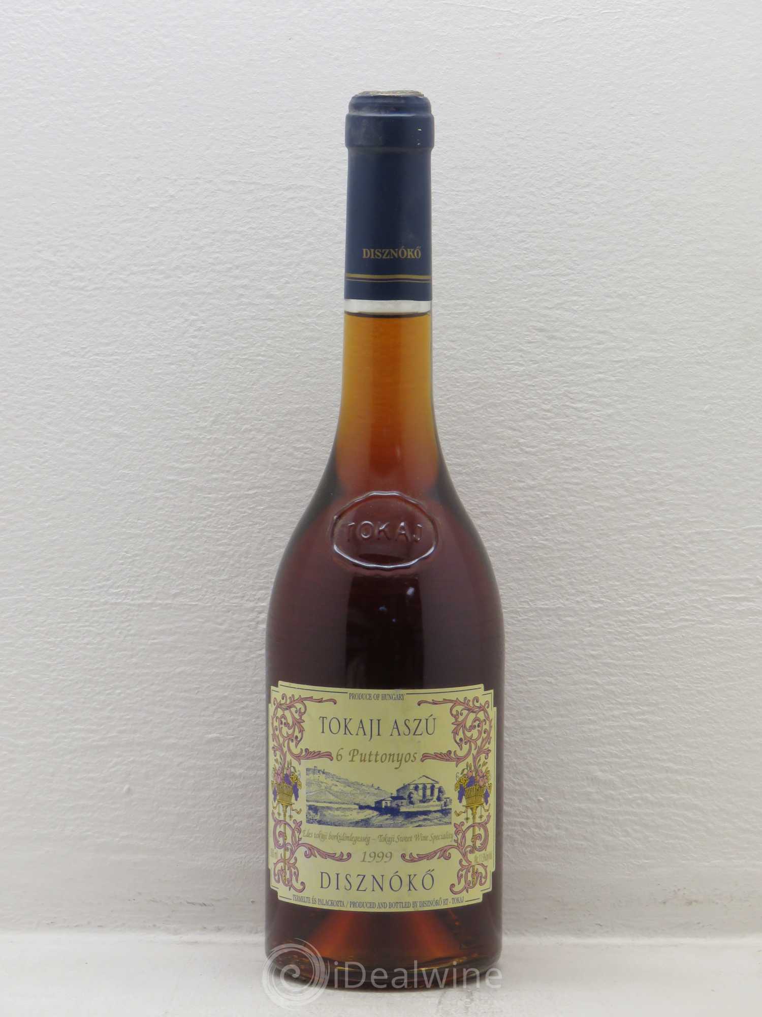 Tokaji Aszu 6 Puttonyos Disznoko (Domaine) 1999 - Lotto di 1 bottiglia - 0