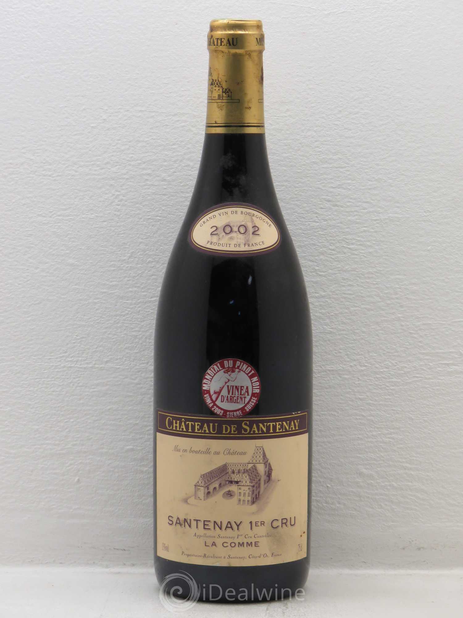 Santenay 1er Cru Château de La Comme 2002 - Posten von 1 Flasche - 0