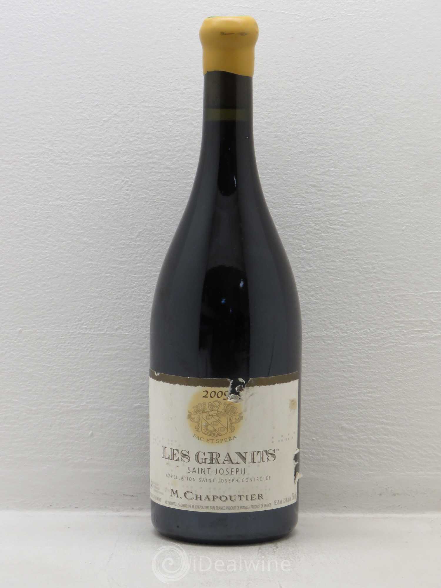 Saint-Joseph Les Granits Chapoutier 2009 - Lot de 1 bouteille - 0
