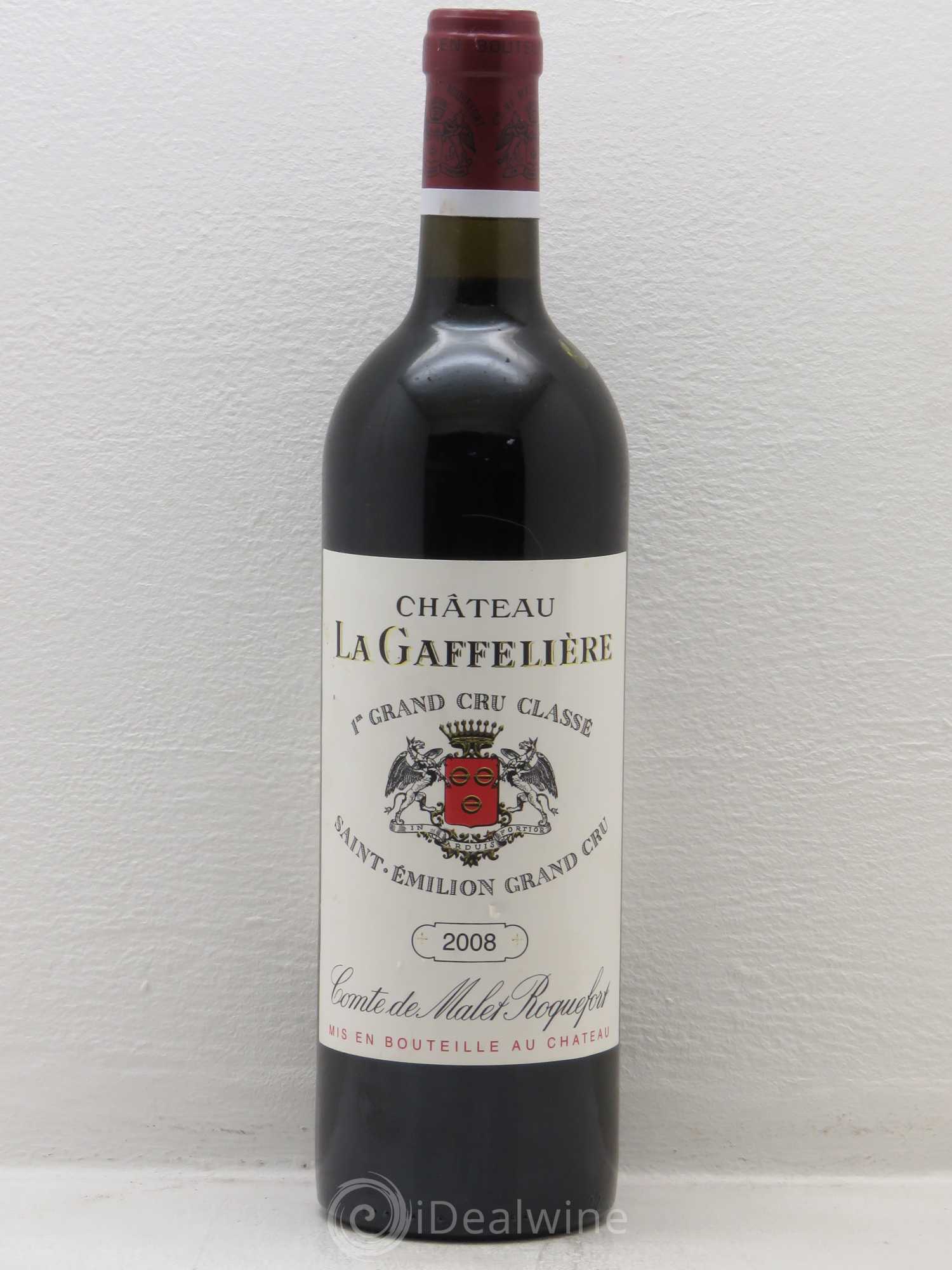 Château la Gaffelière 1er Grand Cru Classé B 2008 - Lot de 1 bouteille - 0