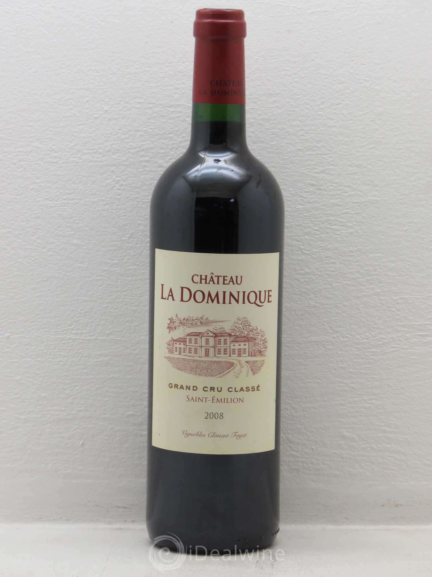 Château la Dominique Grand Cru Classé 2008 - Lot de 1 bouteille - 0