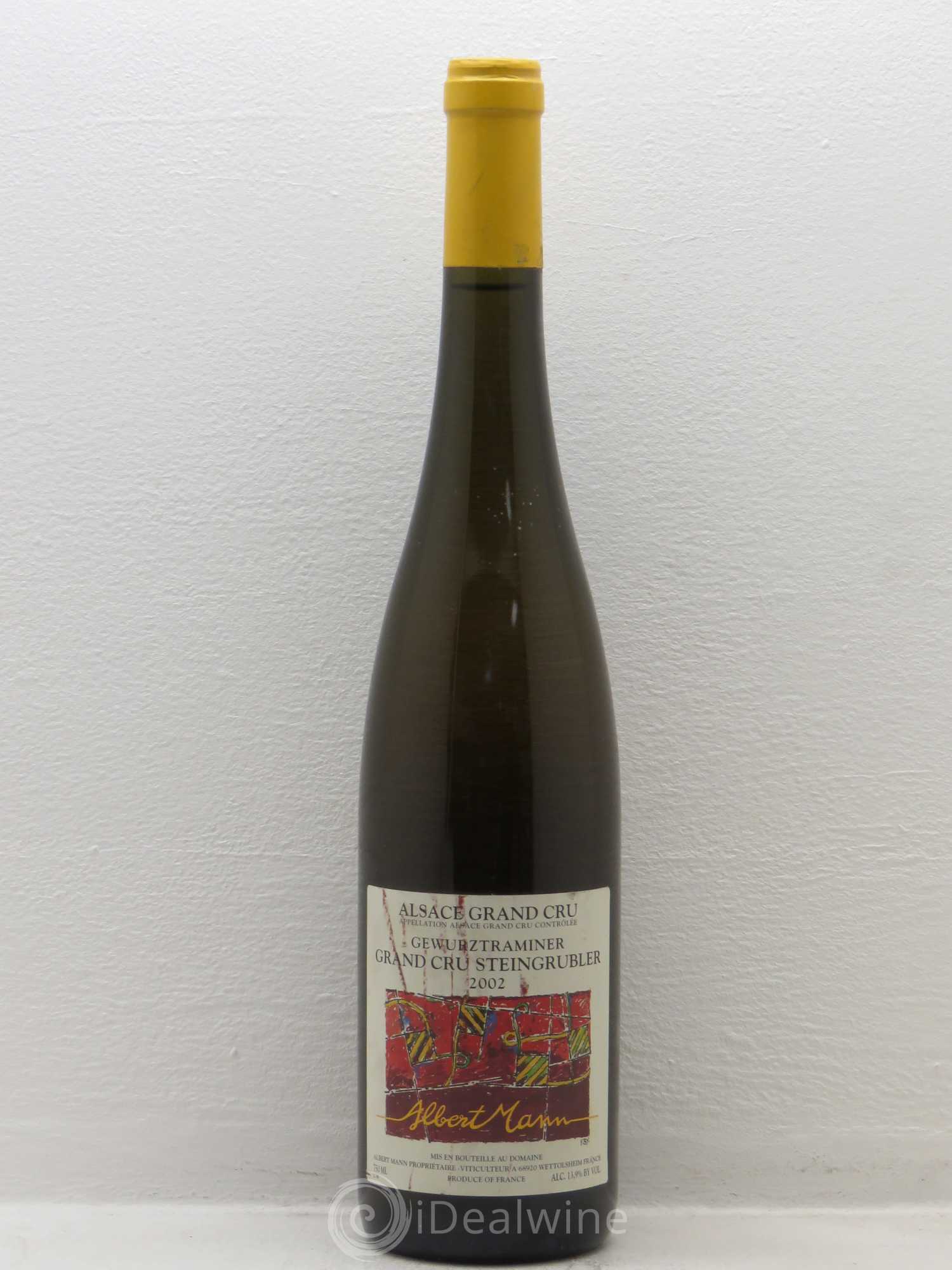 Gewurztraminer Steingrubler Albert Mann 2002 - Posten von 1 Flasche - 0