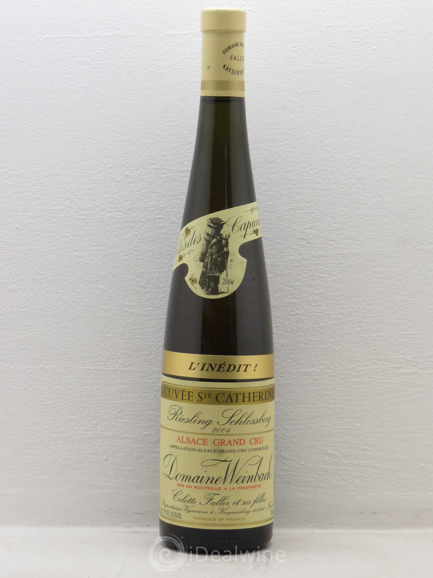 Alsace Grand Cru Schlossberg Riesling Weinbach (Domaine) Cuvée Sainte Catherine L'Inedit 2004 - Posten von 1 Flasche - 0