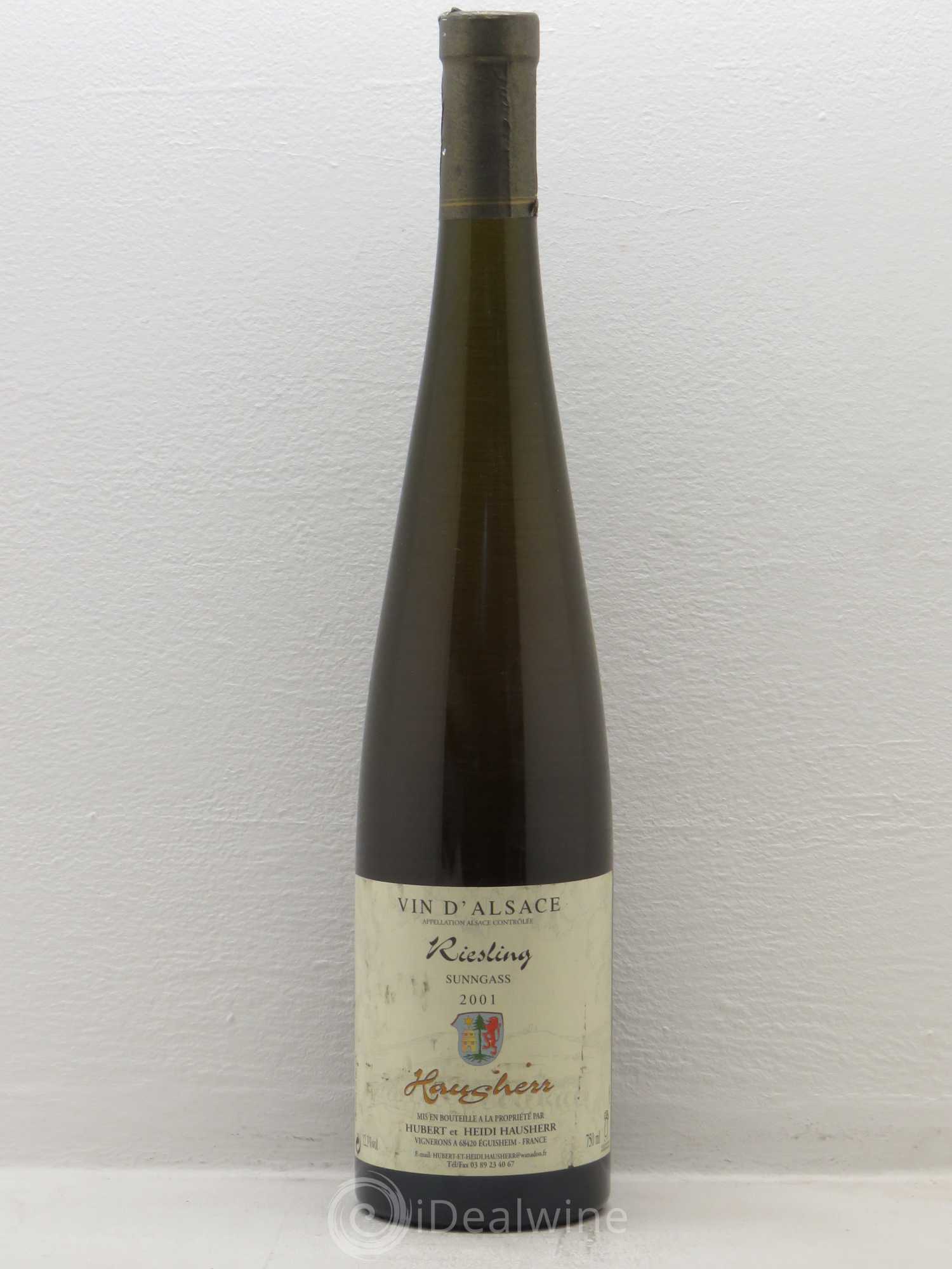 Riesling Sungass Hauscherr 2001 - Posten von 1 Flasche - 0