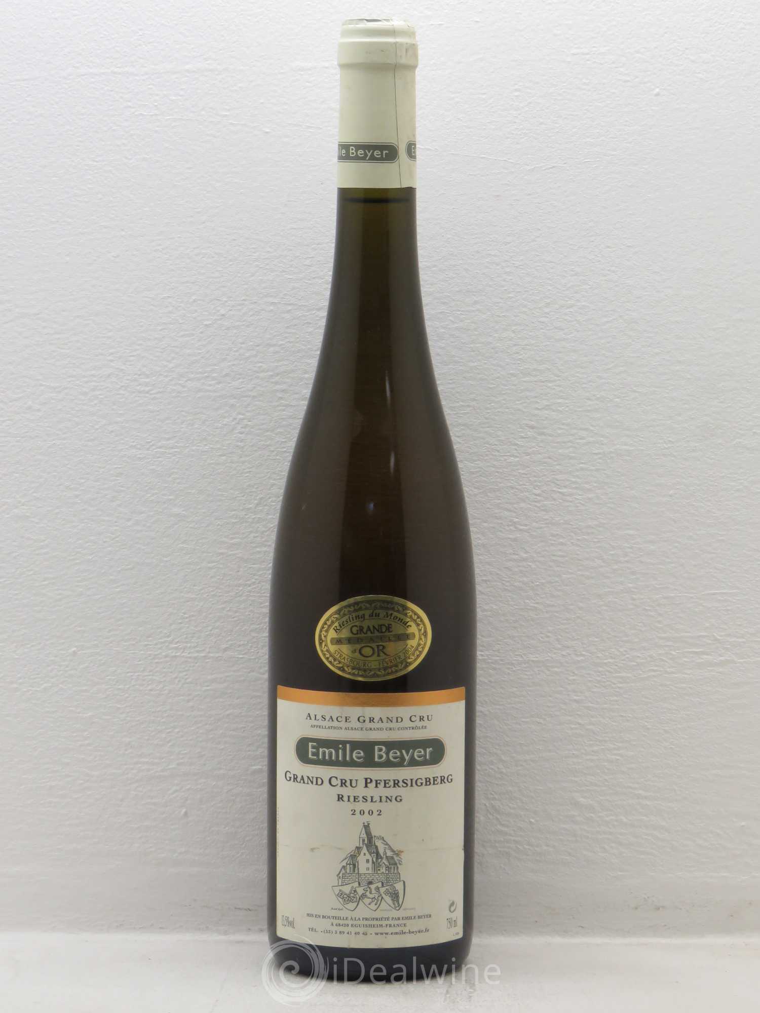 Riesling Pfersigberg Emile Beyer 2002 - Posten von 1 Flasche - 0
