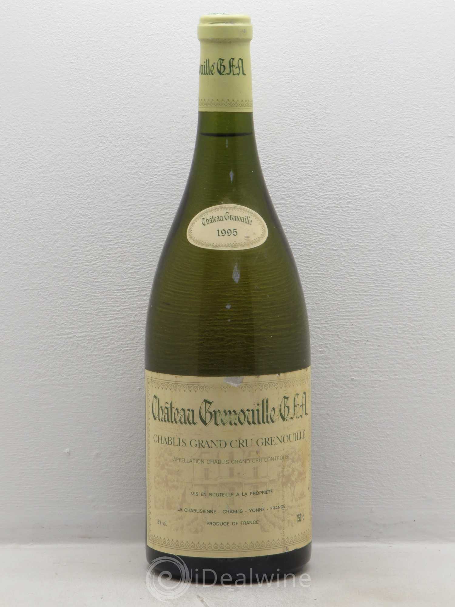 Chablis Grand Cru Grenouilles Château Grenouille - La Chablisienne 1995 - Lot de 1 magnum - 0