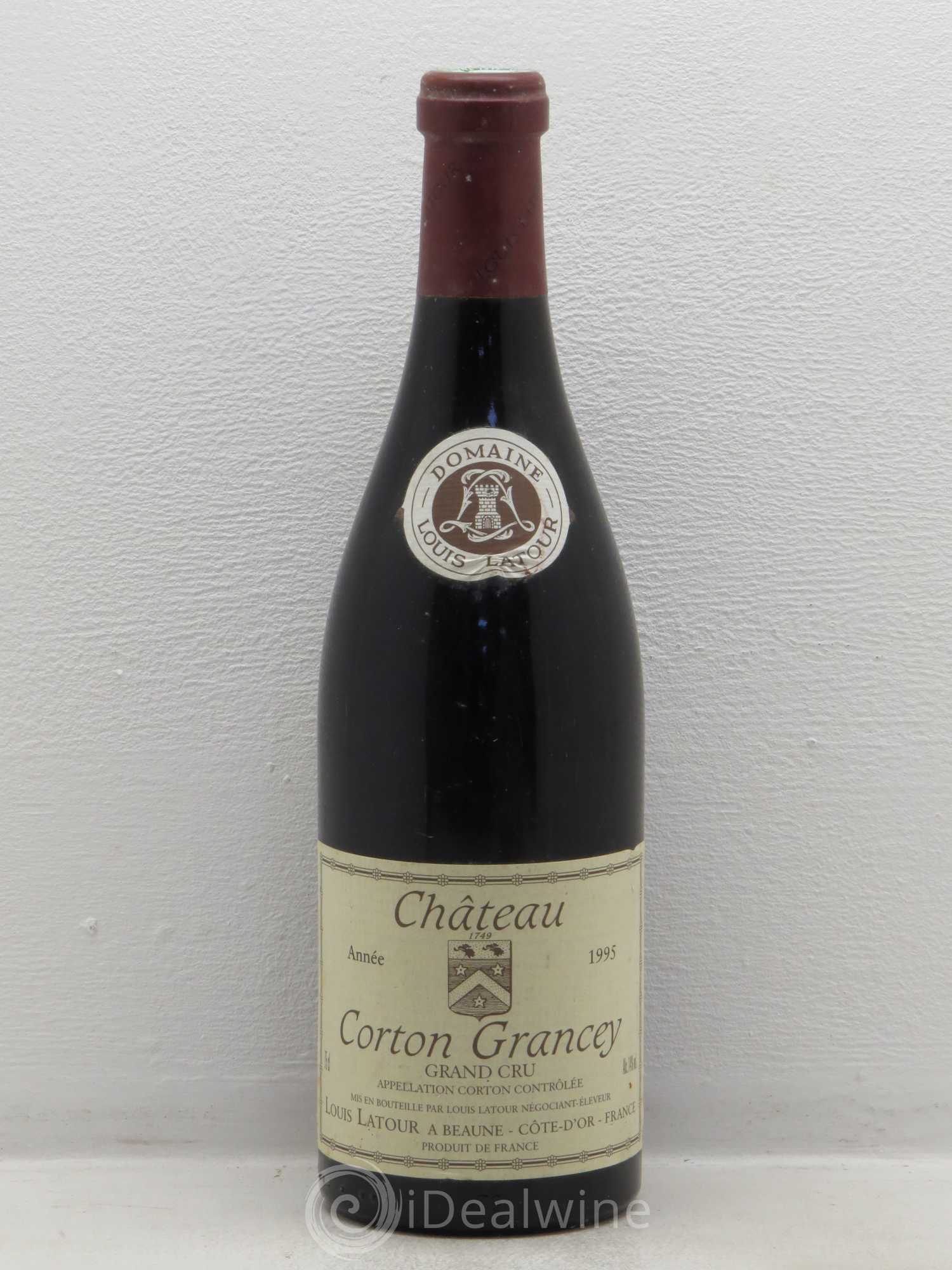 Corton Grand Cru Château Corton Grancey Louis Latour 1995 - Lot de 1 bouteille - 0