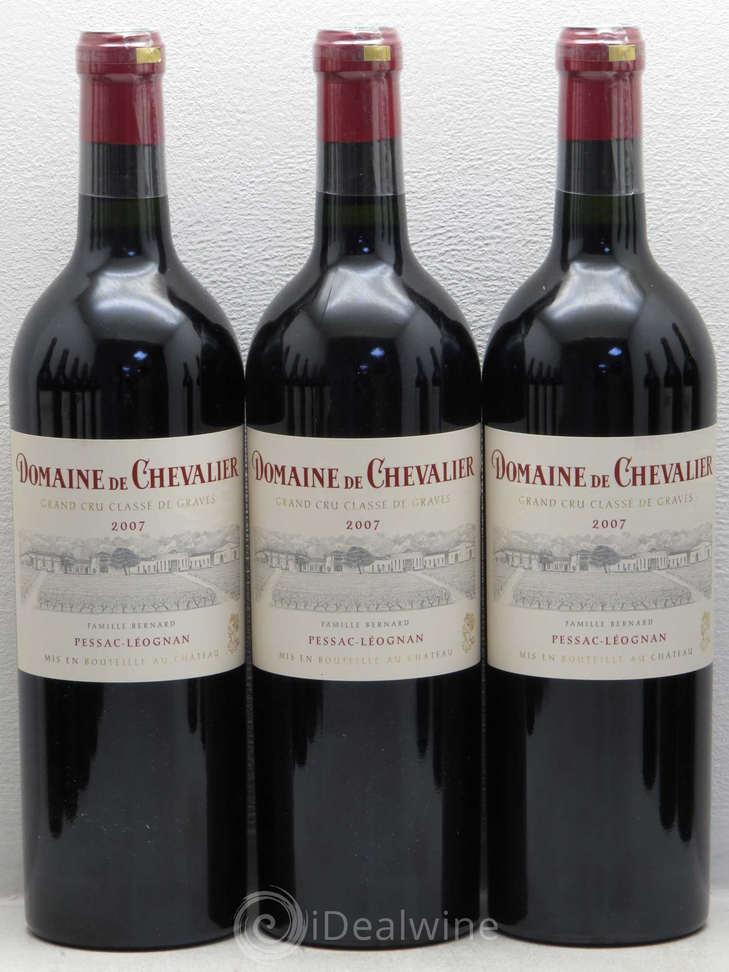 Domaine de Chevalier Cru Classé de Graves 2007 - Lot de 12 bouteilles - 1