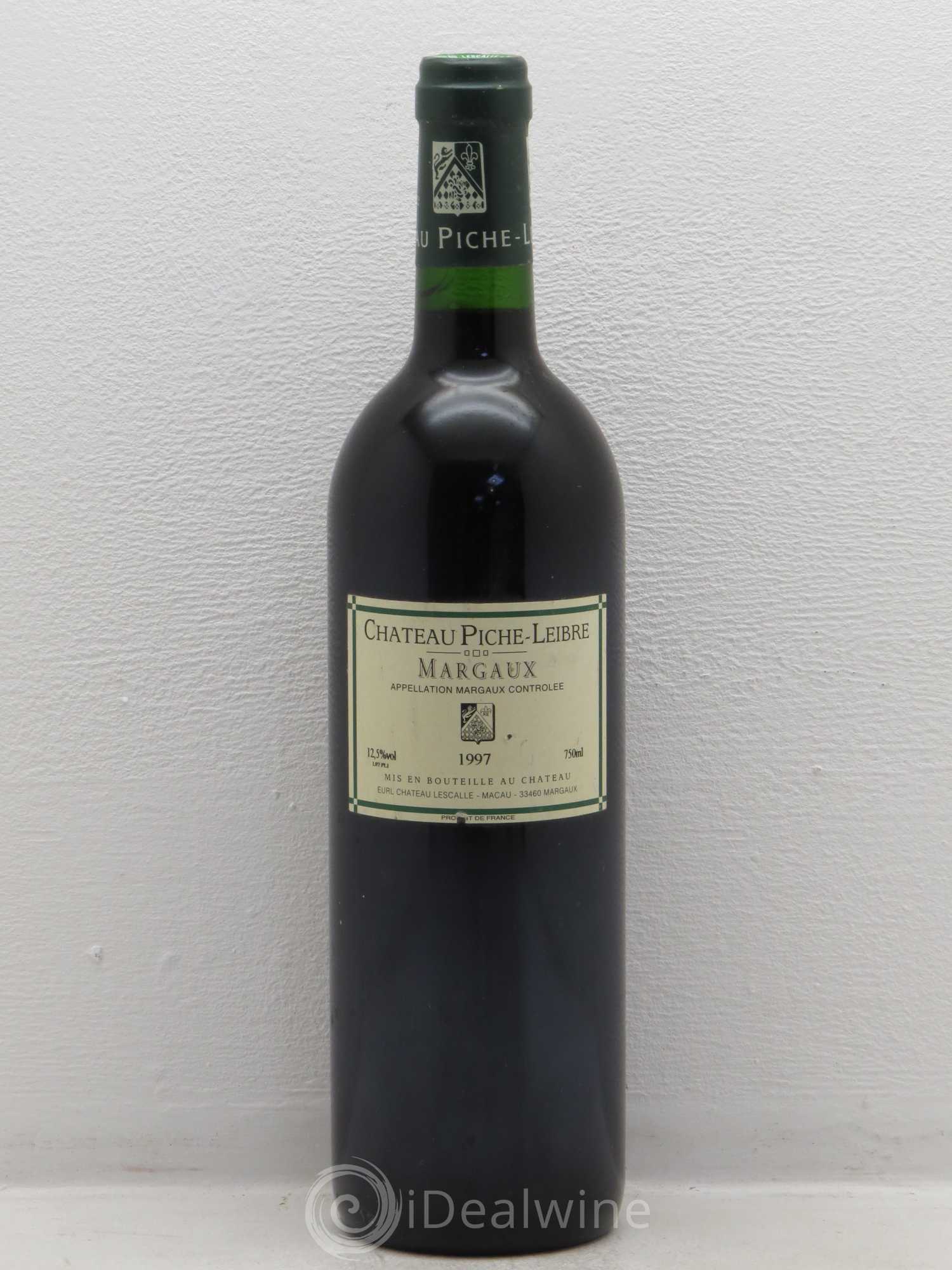 Bordeaux Margaux Château Piche Leibre 1997 - Posten von 1 Flasche - 0