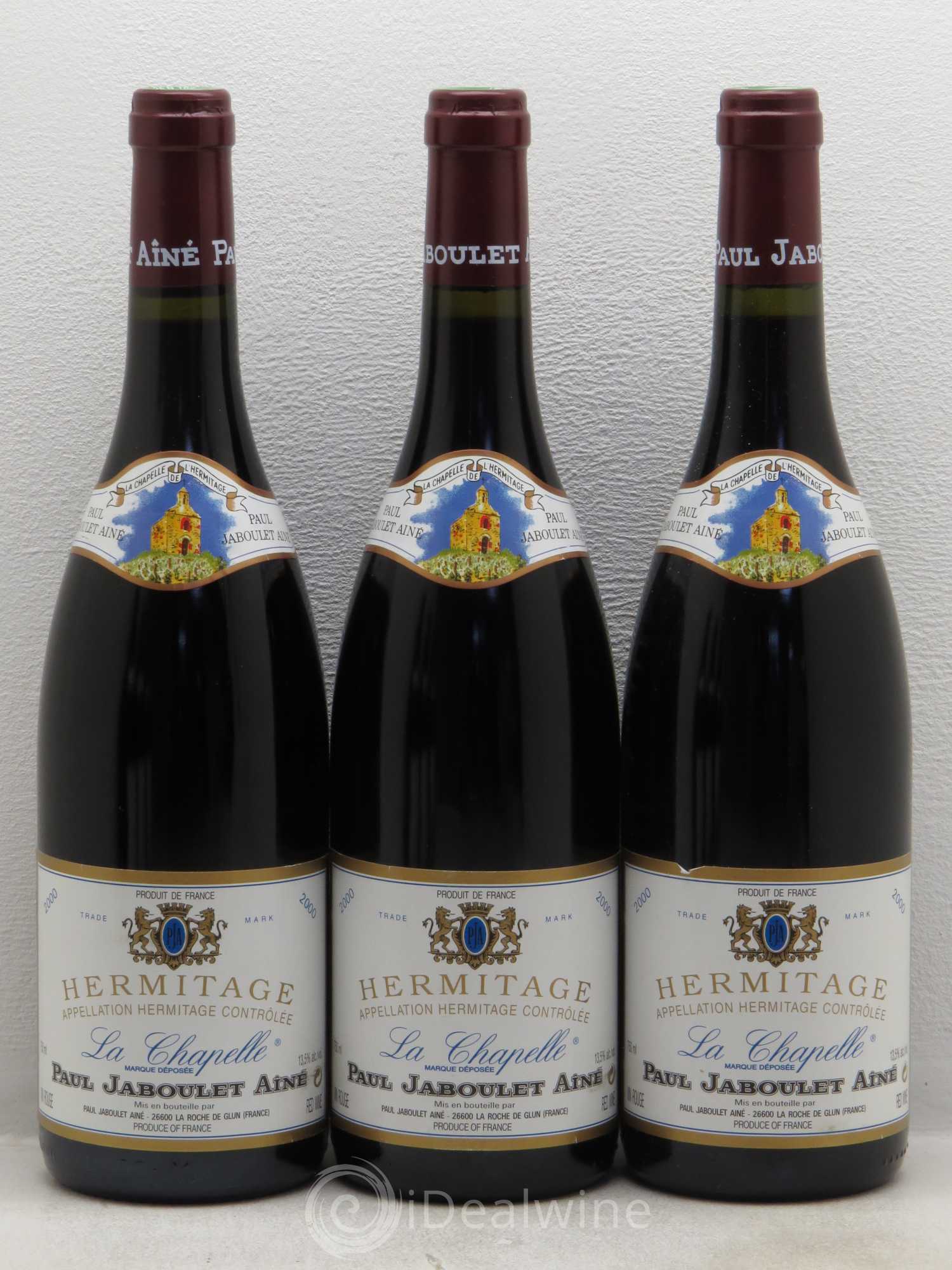 Hermitage La Chapelle Paul Jaboulet Ainé 2000 - Lot de 6 bouteilles - 1