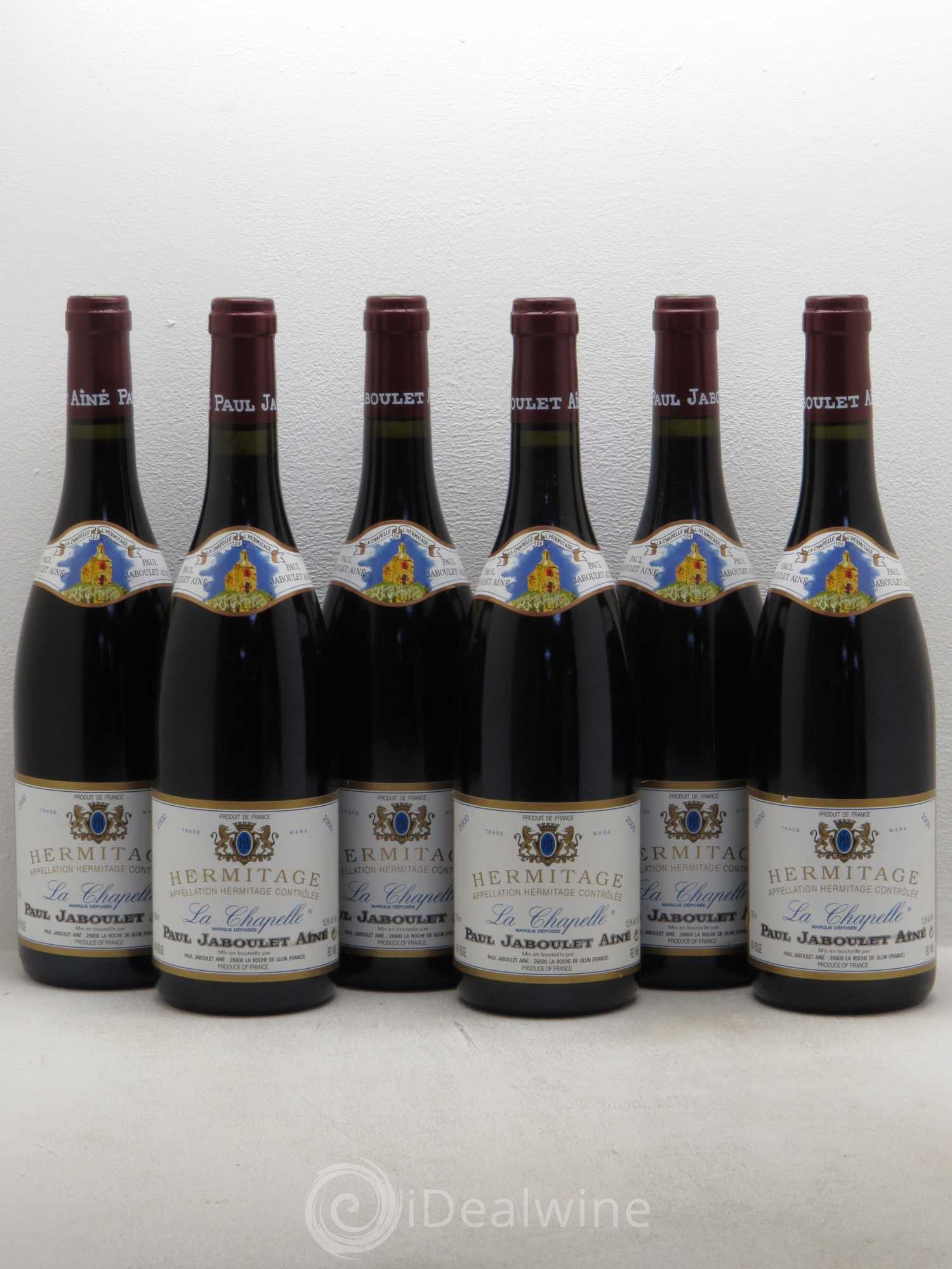 Hermitage La Chapelle Paul Jaboulet Ainé 2000 - Lot de 6 bouteilles - 0