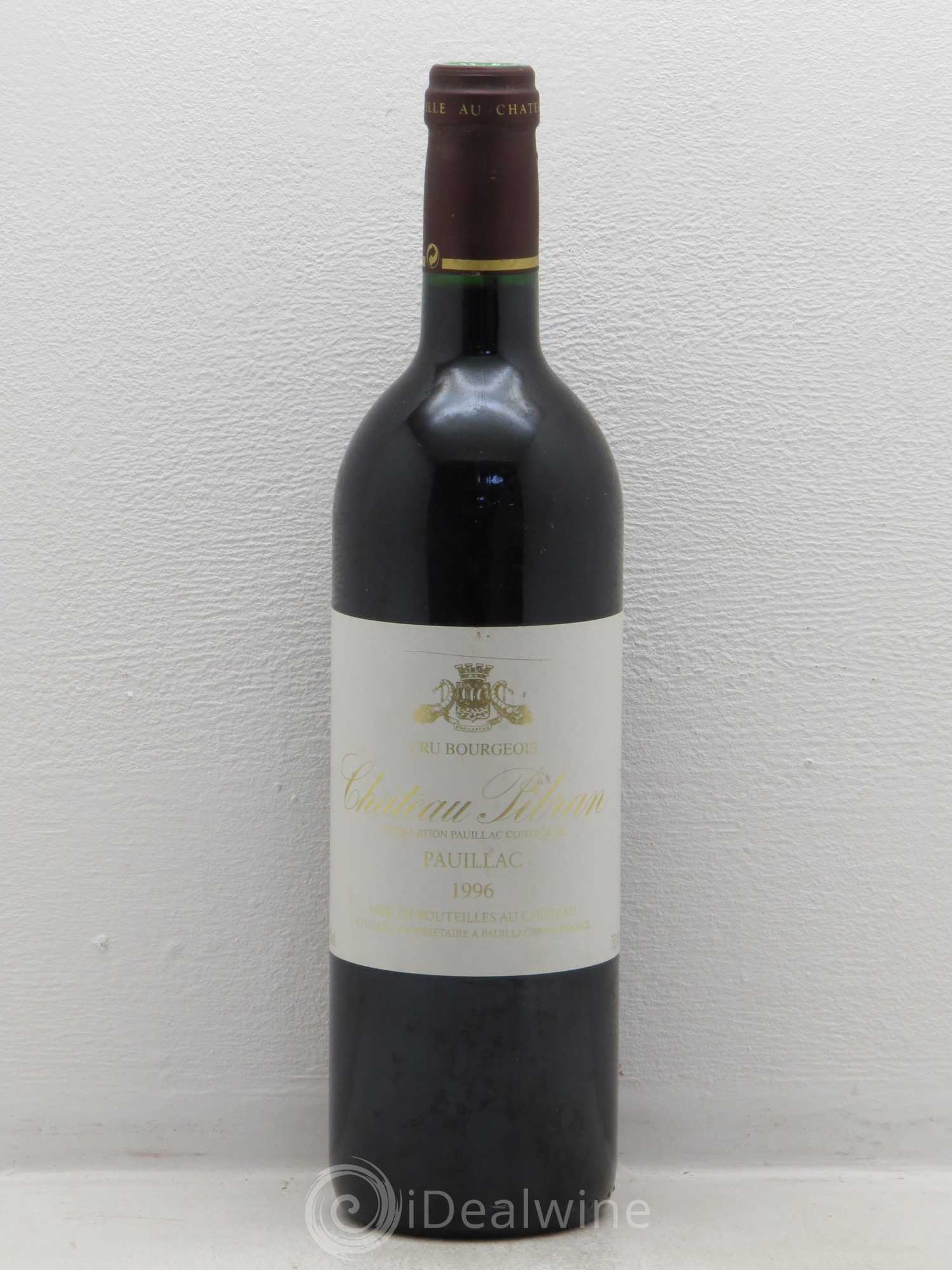 Château Pibran 1996 - Lot de 1 bouteille - 0
