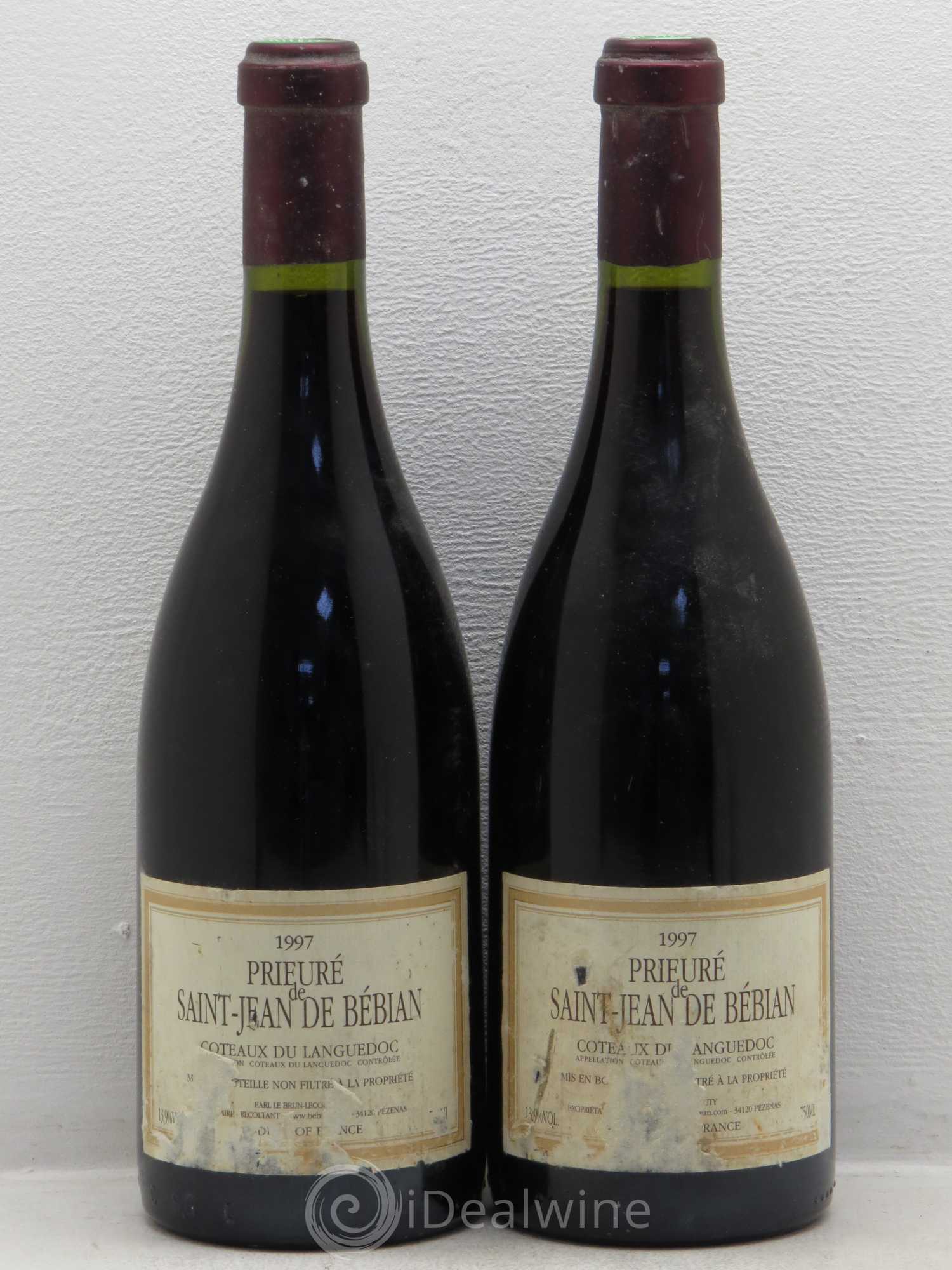 Languedoc Prieuré St-Jean de Bébian 1997 - Lot de 2 bouteilles - 0