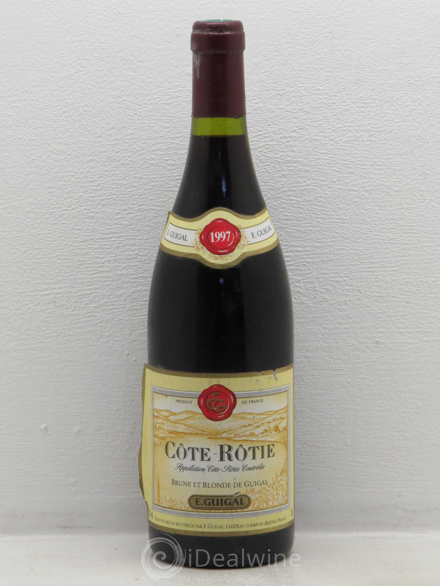 Côte-Rôtie Côtes Brune et Blonde Guigal 1997 - Lot de 1 bouteille - 0