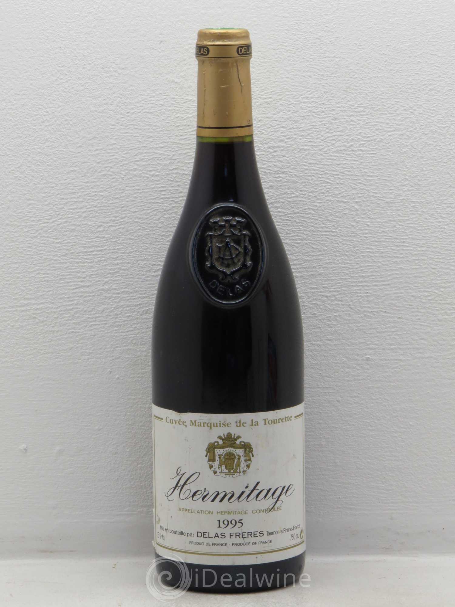 Hermitage Domaine des Tourettes Delas Frères 1995 - Lot de 1 bouteille - 0