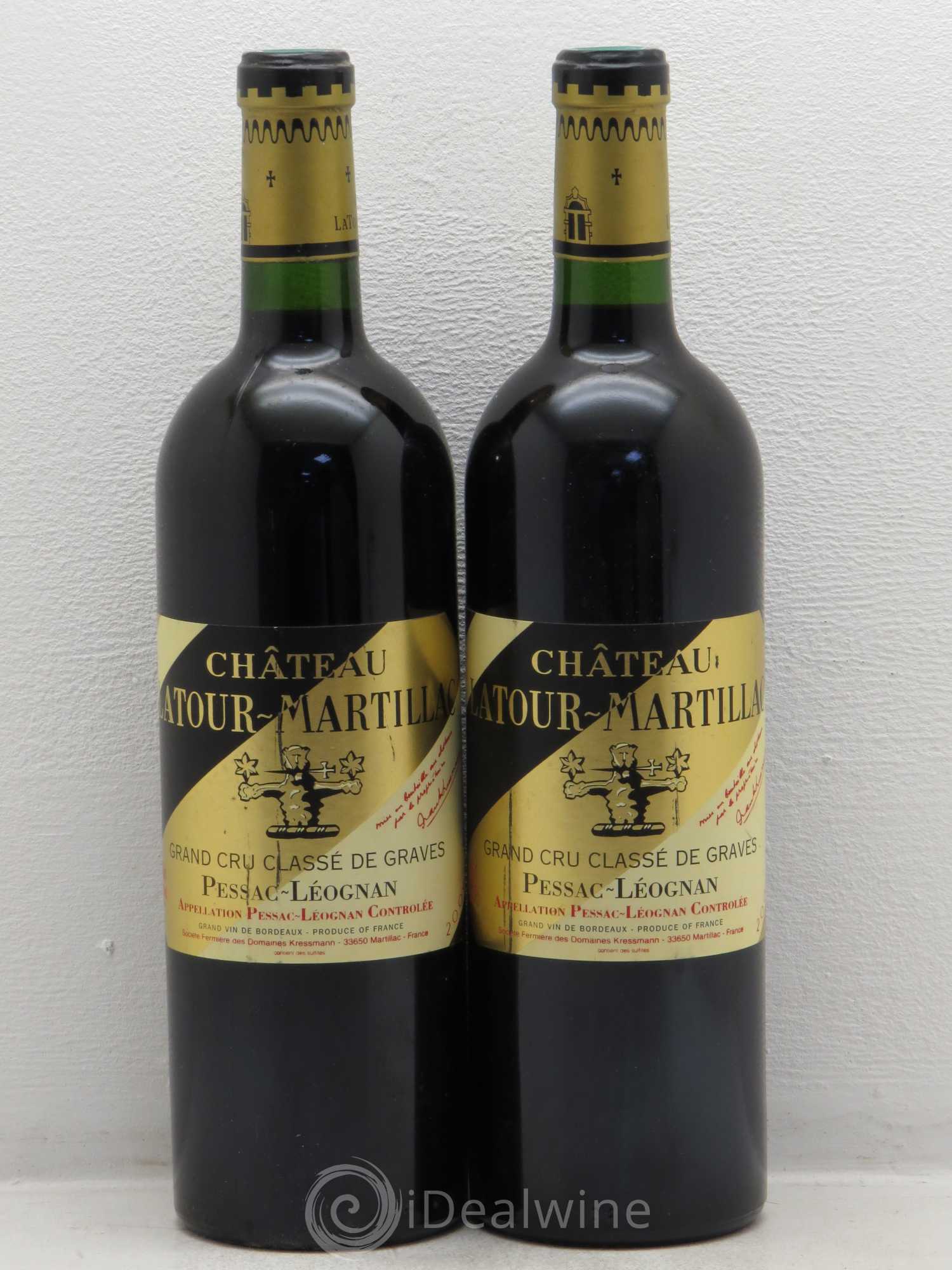Château Latour-Martillac Cru Classé de Graves 2004 - Lot de 2 bouteilles - 0