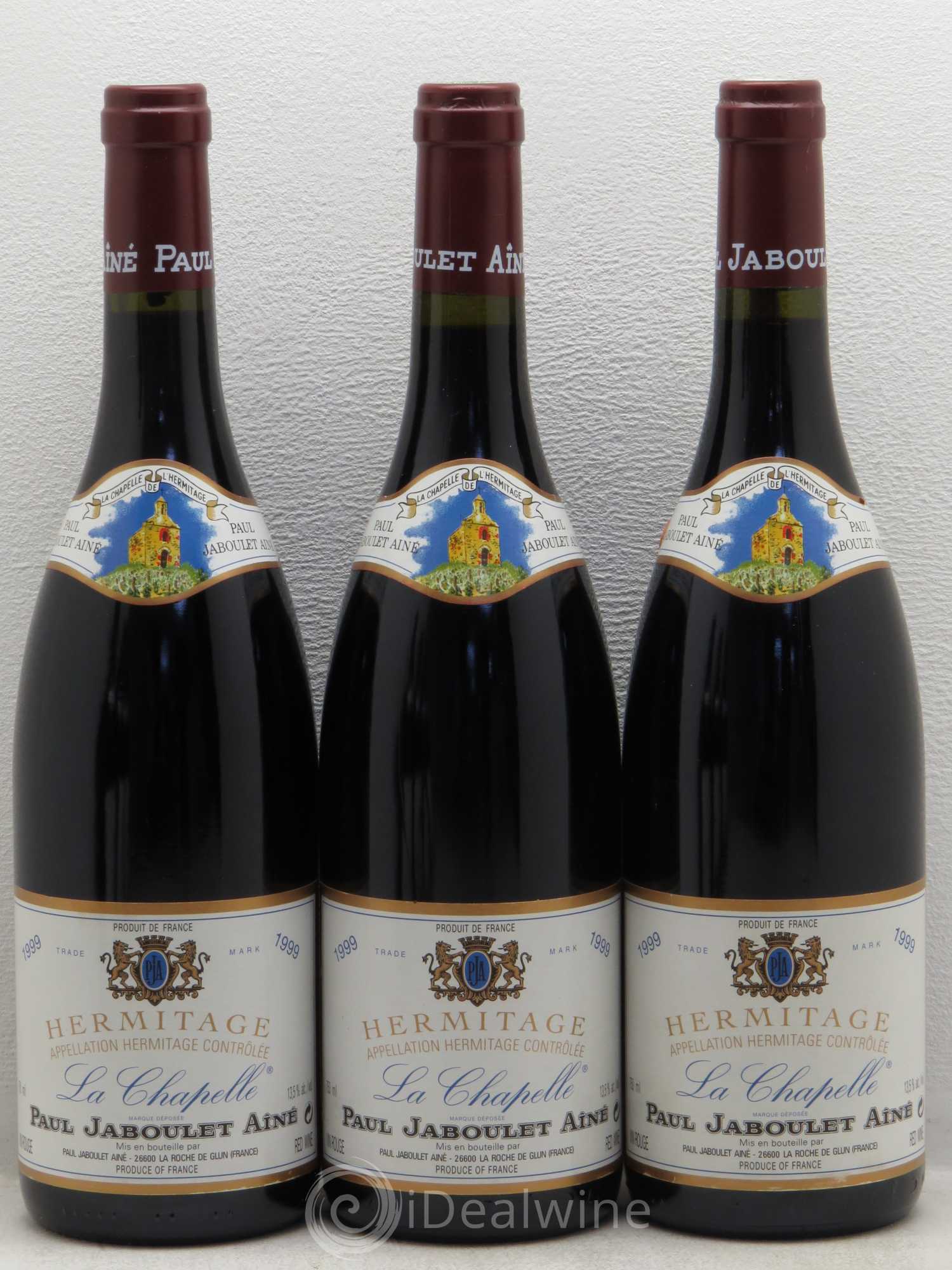 Hermitage La Chapelle Paul Jaboulet Ainé 1999 - Lot de 6 bouteilles - 1