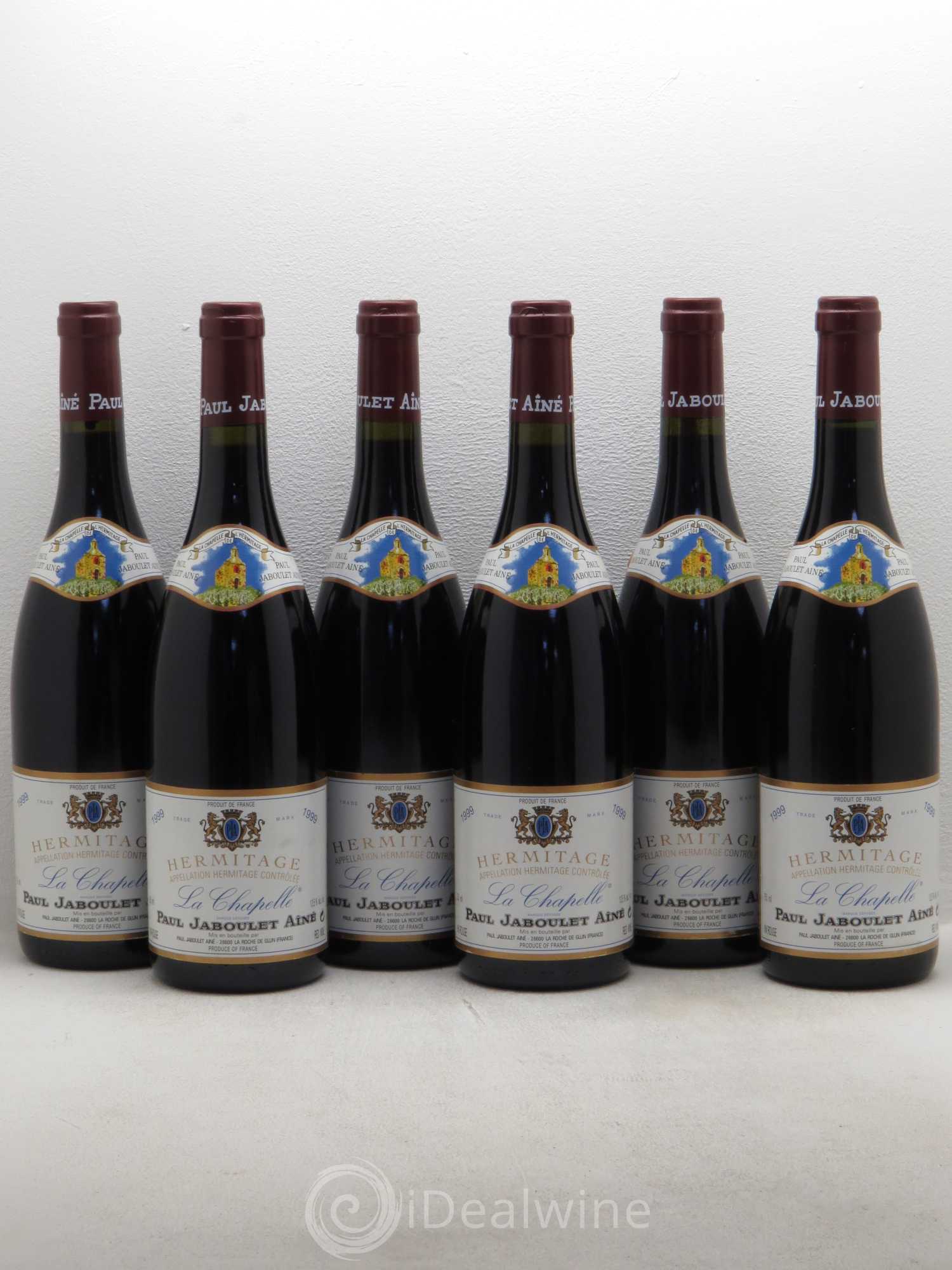 Hermitage La Chapelle Paul Jaboulet Ainé 1999 - Lot de 6 bouteilles - 0