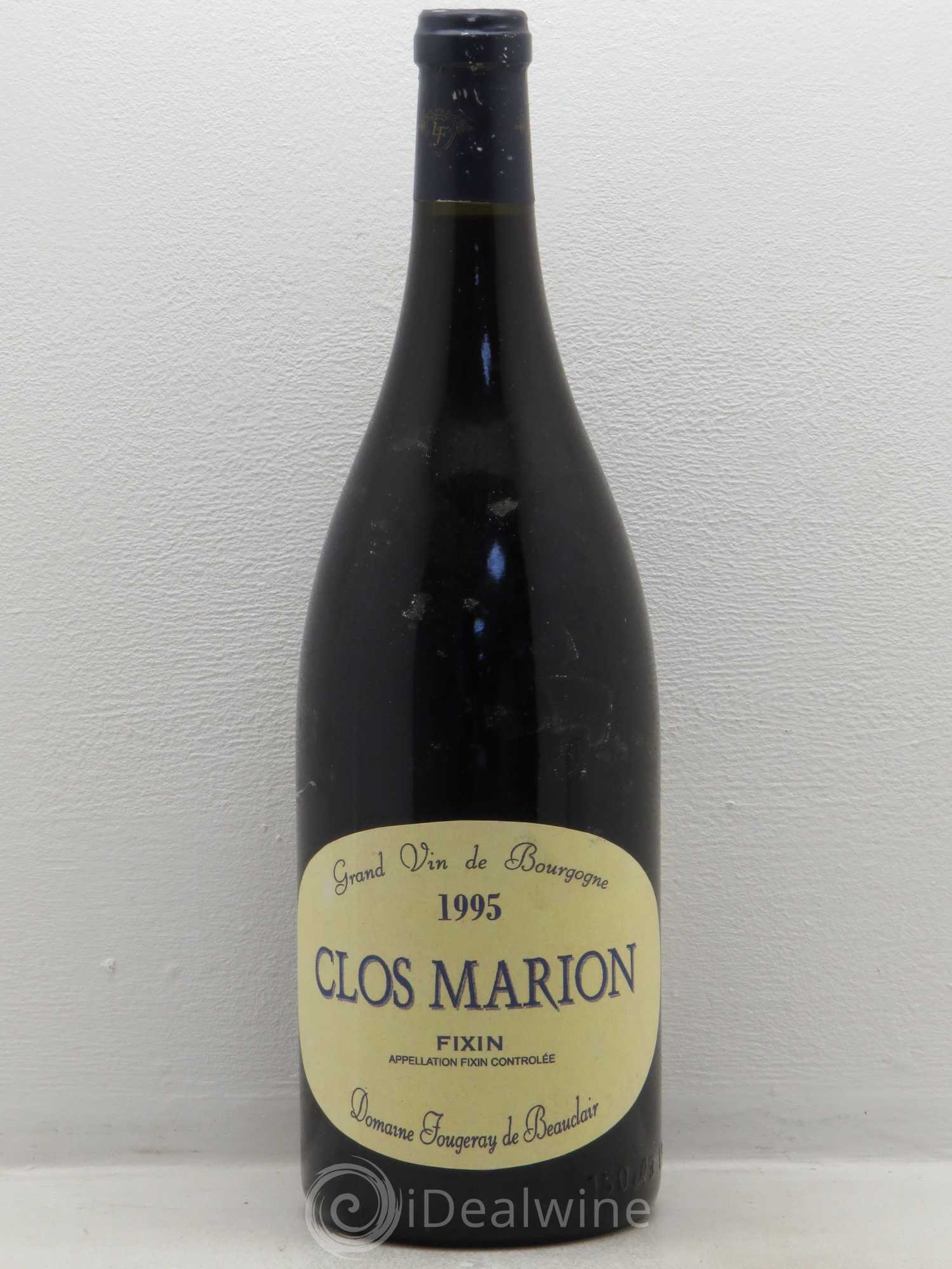 Fixin Clos Marion - Fougeray de Beauclair (sans prix de réserve) 1995 - Posten von 1 Magnum - 0