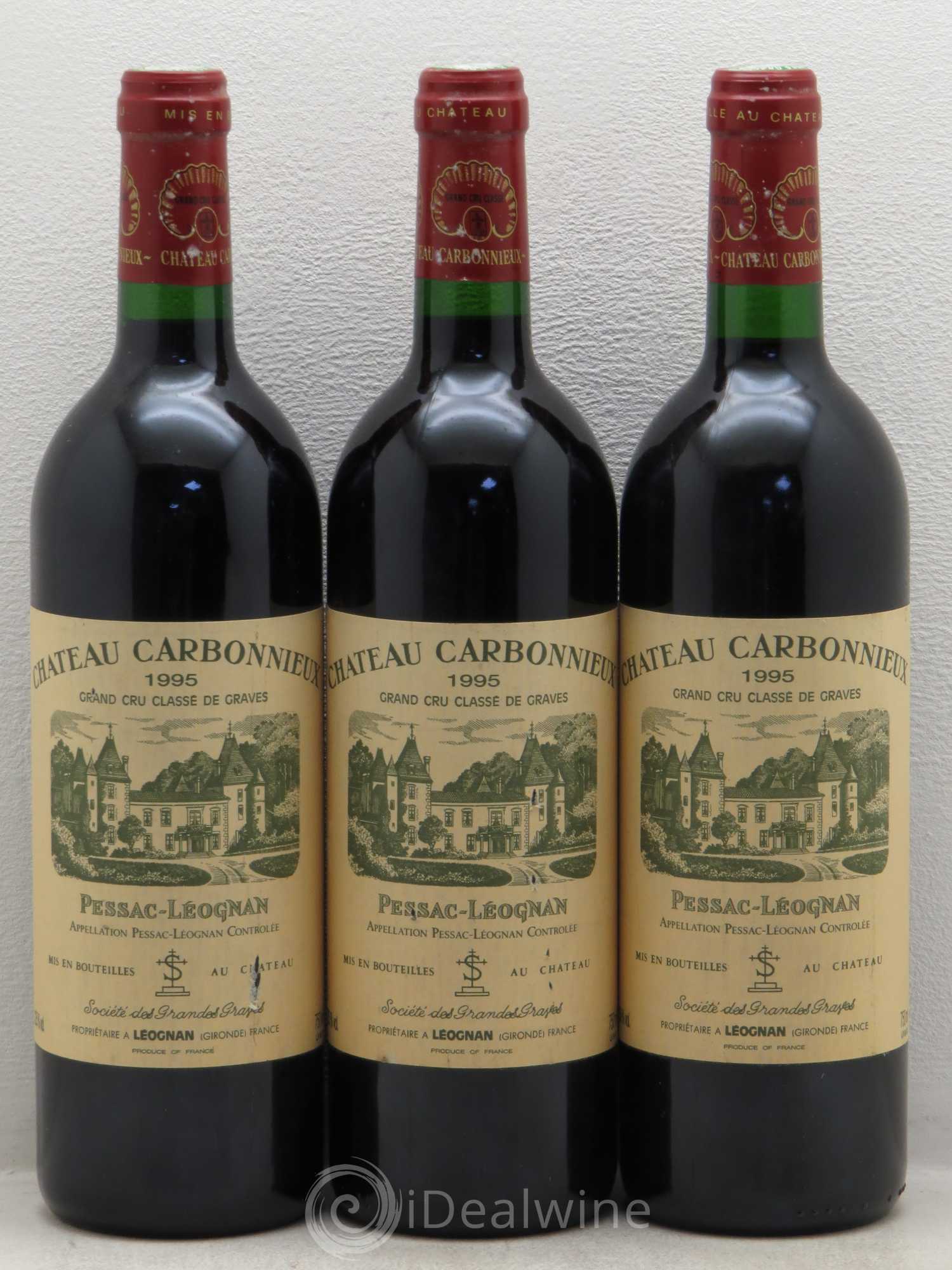 Château Carbonnieux Cru Classé de Graves 1995 - Lot de 6 bouteilles - 2