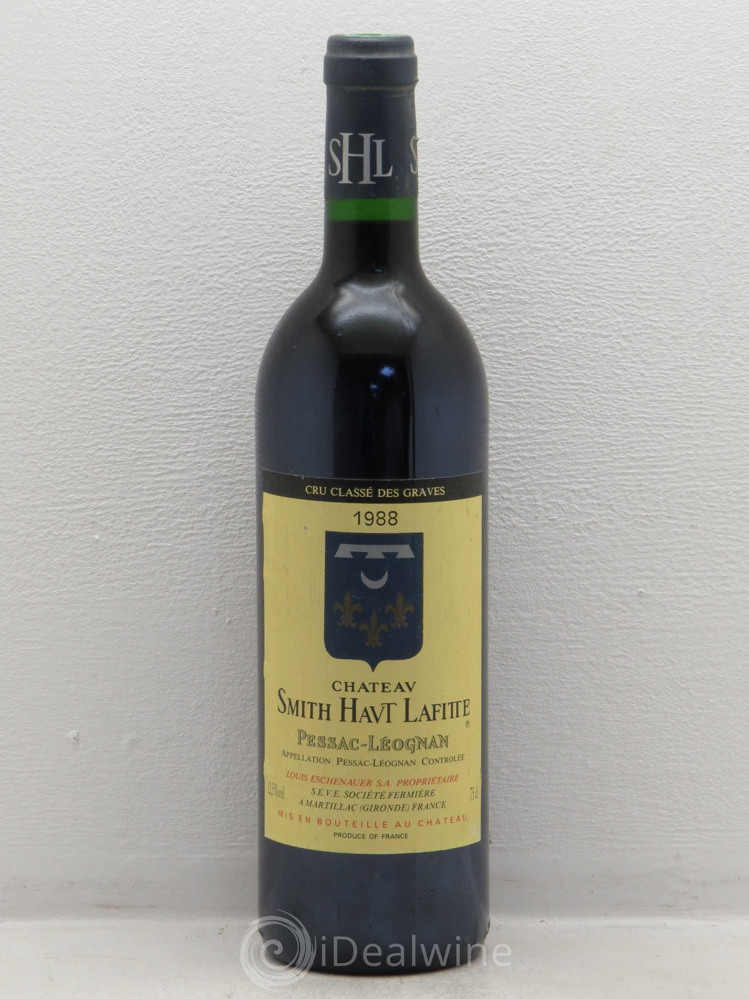 Château Smith Haut Lafitte Cru Classé de Graves 1988 - Lot de 1 bouteille - 0