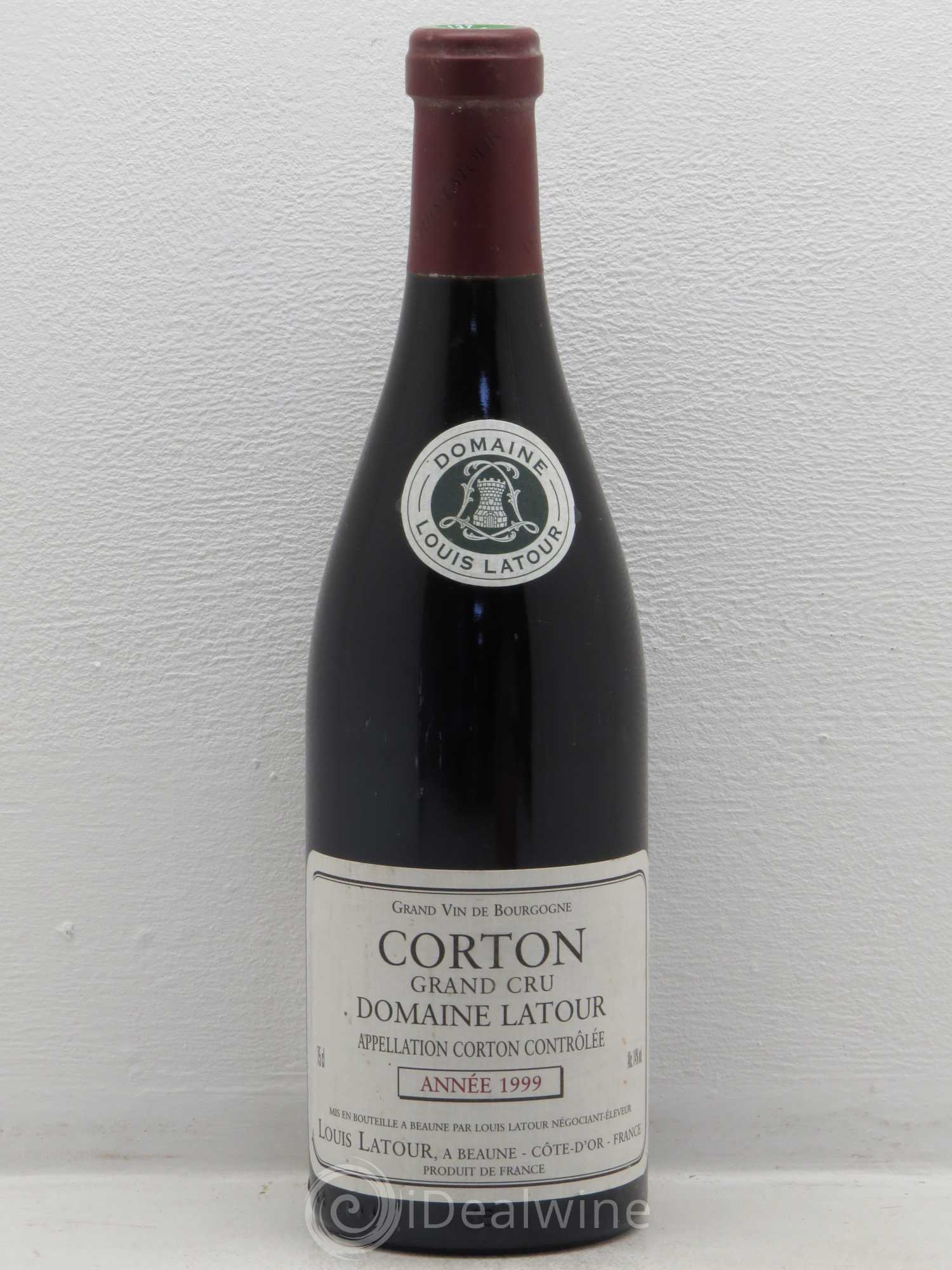 Corton Grand Cru Louis Latour 1999 - Lot de 1 bouteille - 0