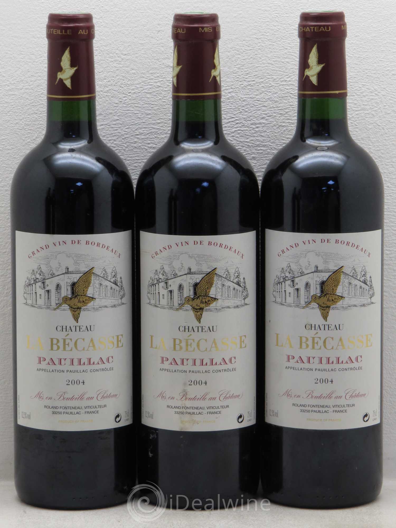Château la Bécasse 2004 - Lot de 5 bouteilles - 1