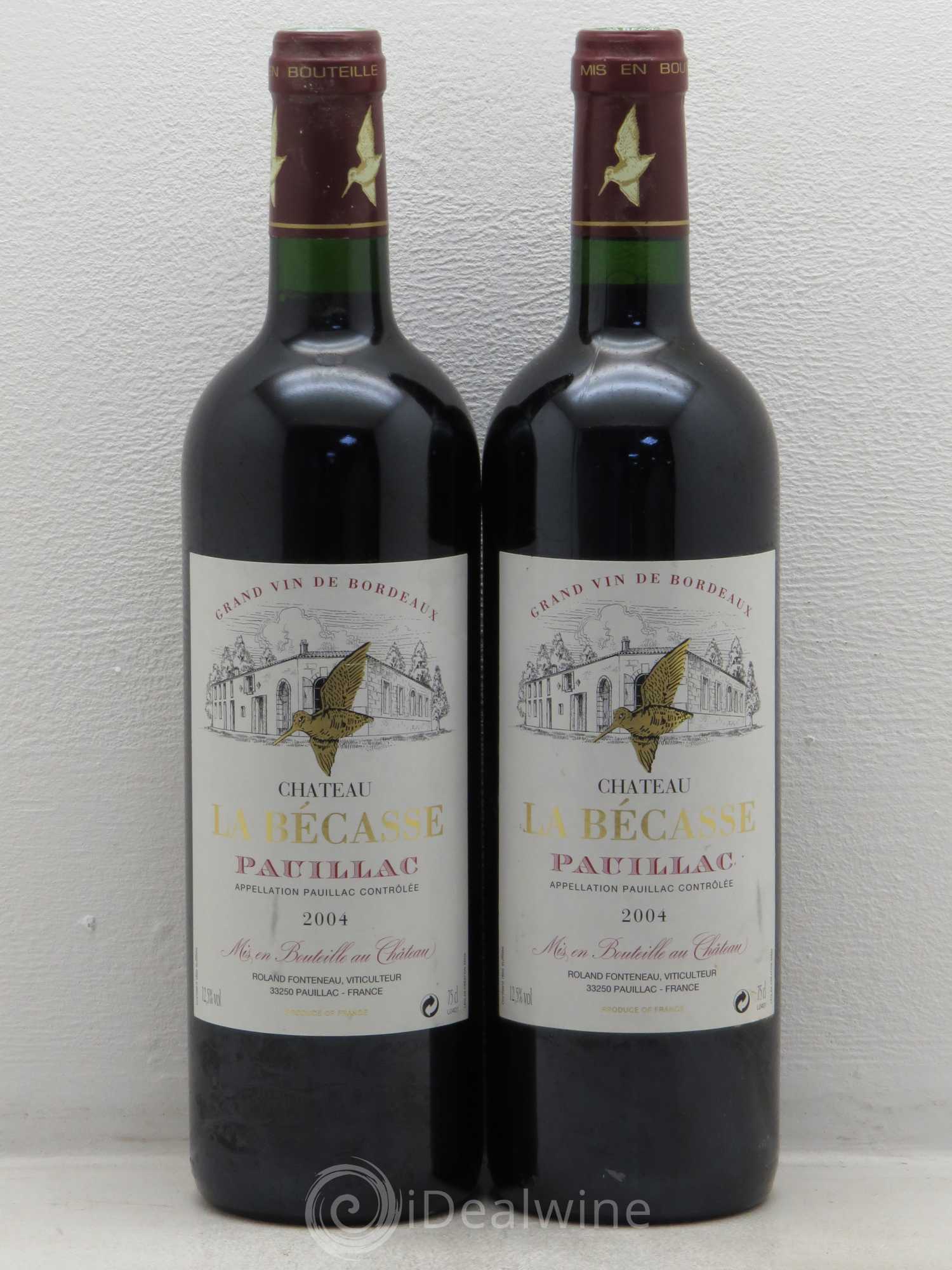 Château la Bécasse 2004 - Lot de 5 bouteilles - 2