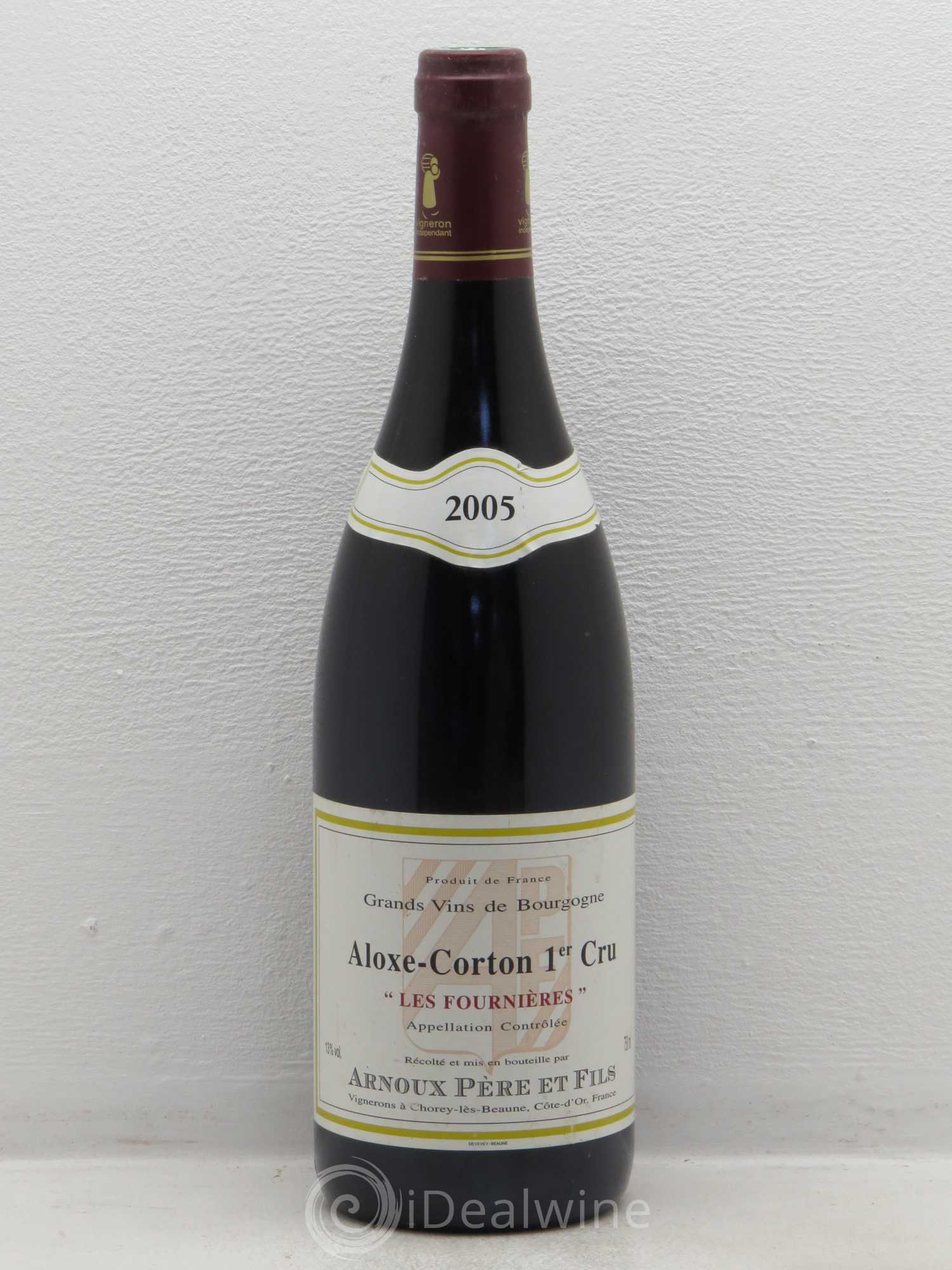 Aloxe-Corton 1er Cru Les Fournières - Arnoux Père & Fils 2005 - Posten von 1 Flasche - 0