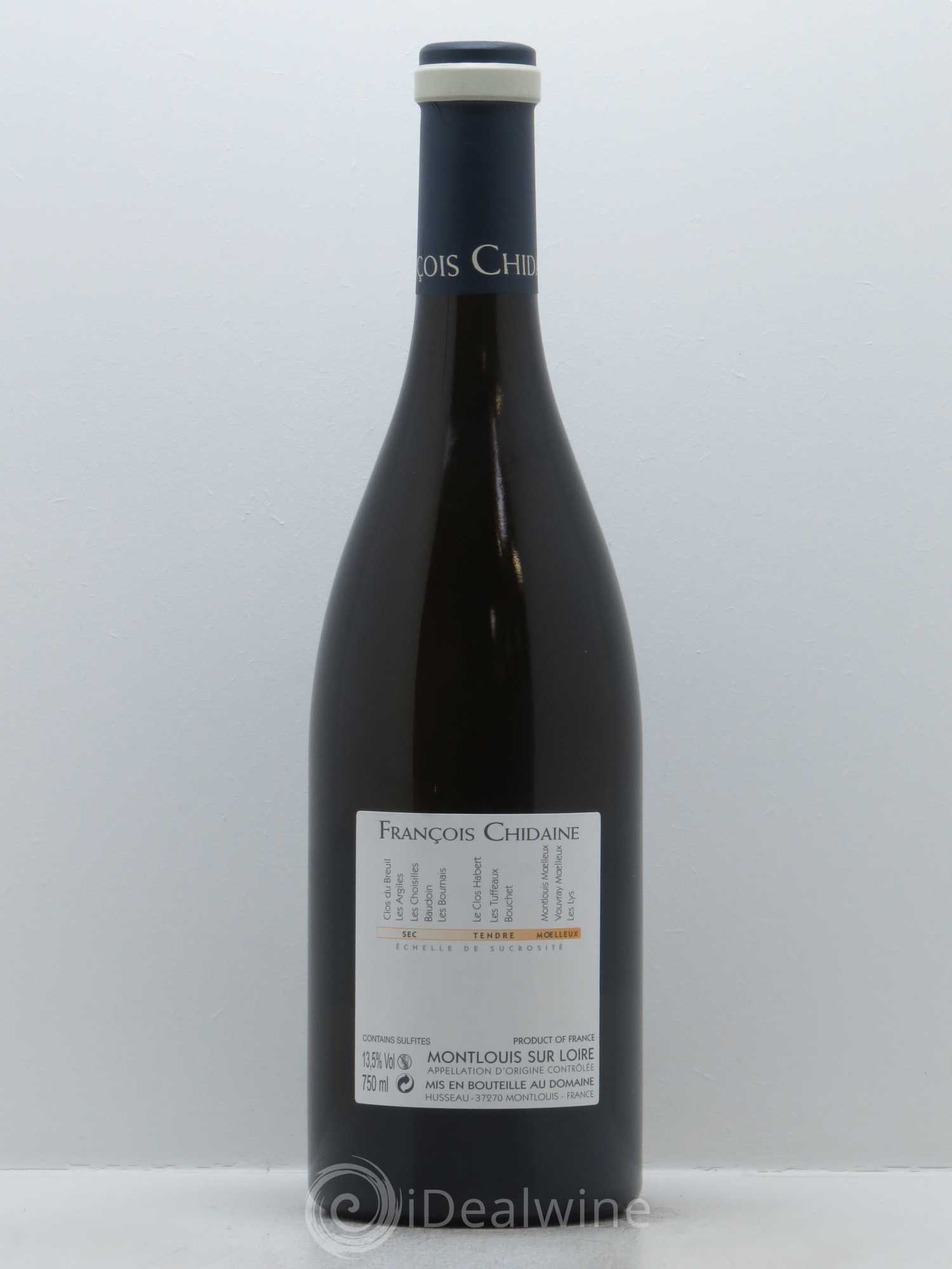 Montlouis-sur-Loire Les Bournais François Chidaine 2016 - Lot de 1 bouteille - 1