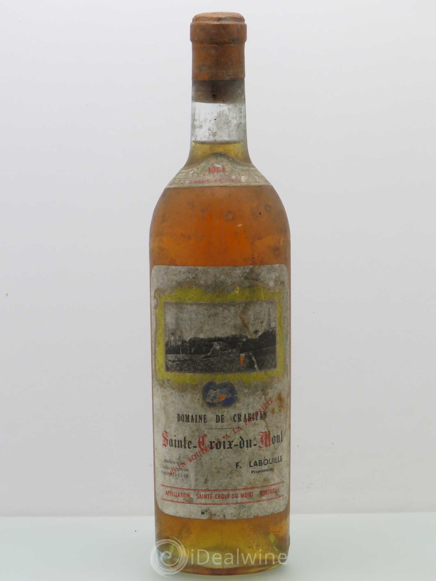 Sainte-Croix-du-Mont Crabitan Crème de tête (sans prix de réserve) 1964 - Lotto di 1 bottiglia - 0