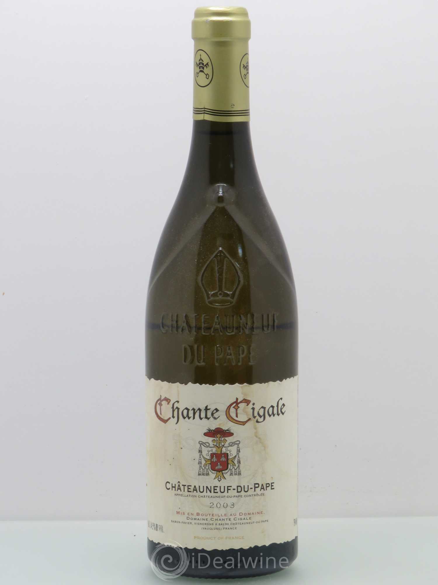 Châteauneuf-du-Pape Chante Cigale Sabon Favier (sans prix de réserve) 2003 - Posten von 1 Flasche - 0