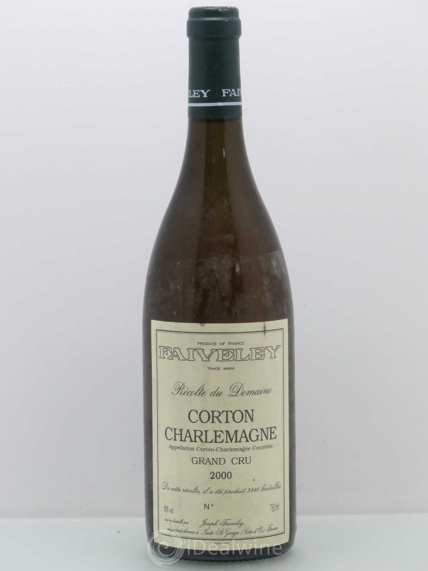Corton-Charlemagne Grand Cru Faiveley 2000 - Lot de 1 bouteille - 0