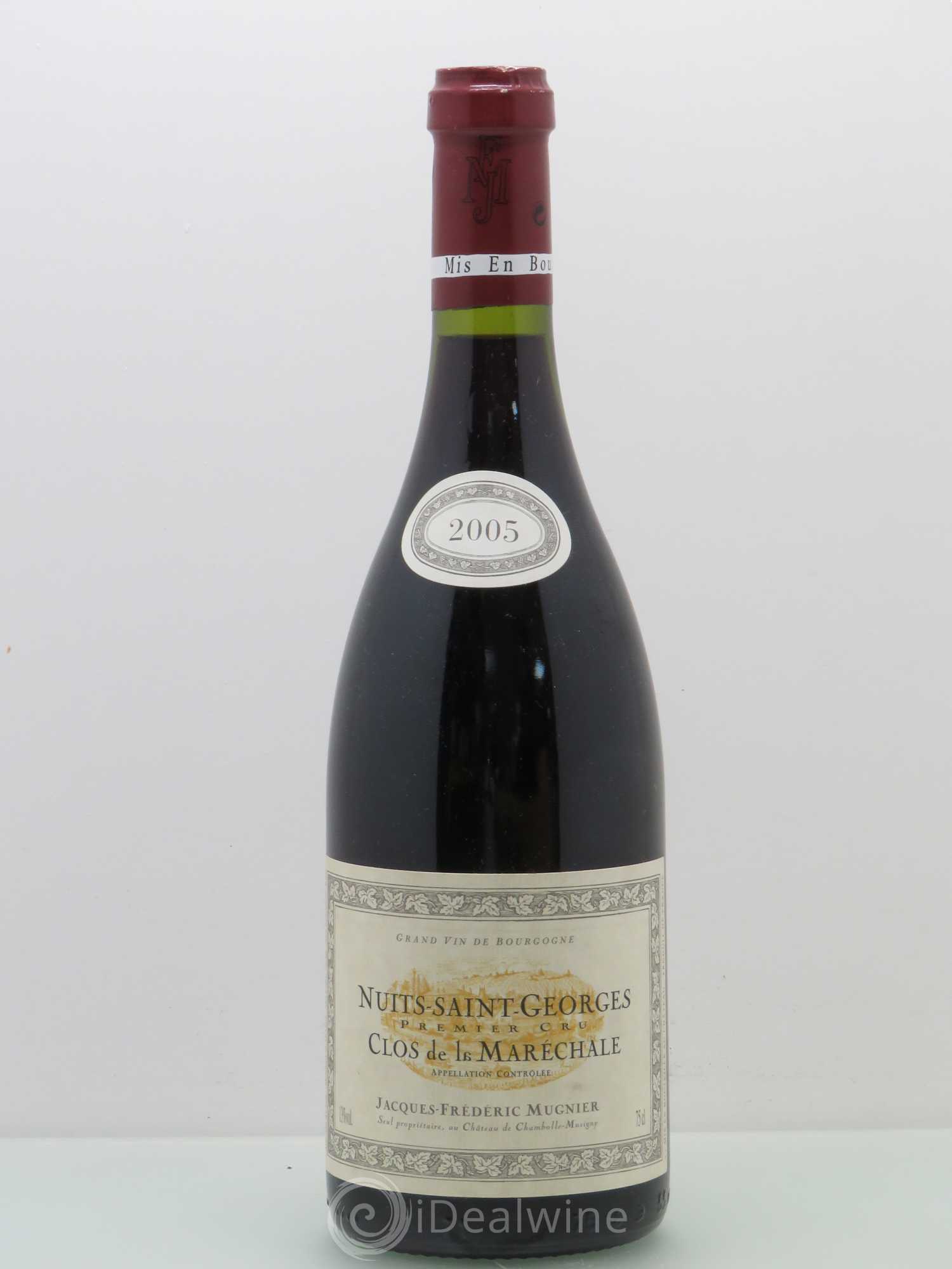 Nuits-Saint-Georges 1er Cru Clos de La Maréchale Jacques-Frédéric Mugnier 2005 - Lot de 1 bouteille - 0