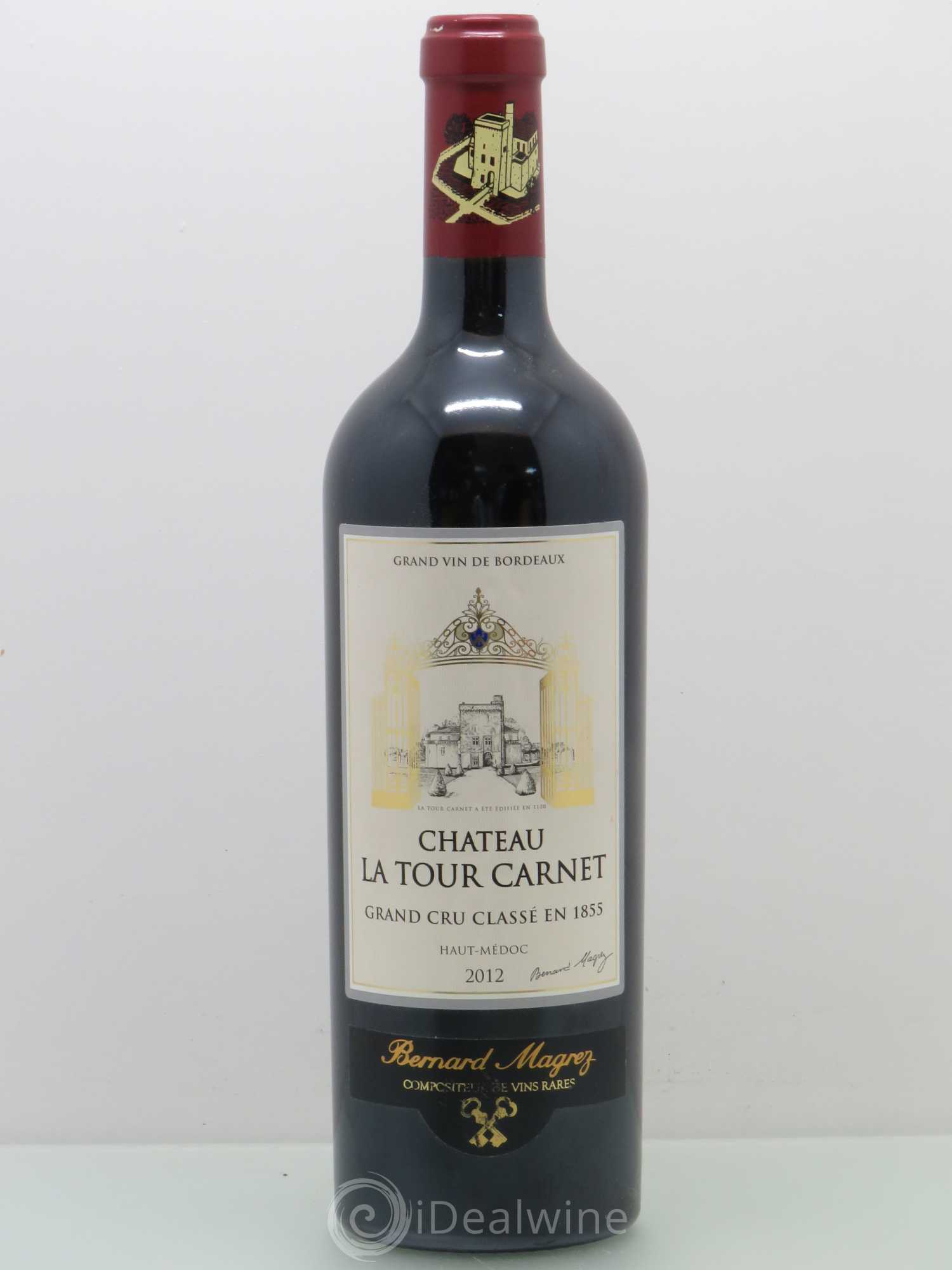 Château la Tour Carnet 4ème Grand Cru Classé (sans prix de réserve) 2012 - Lot de 1 bouteille - 0