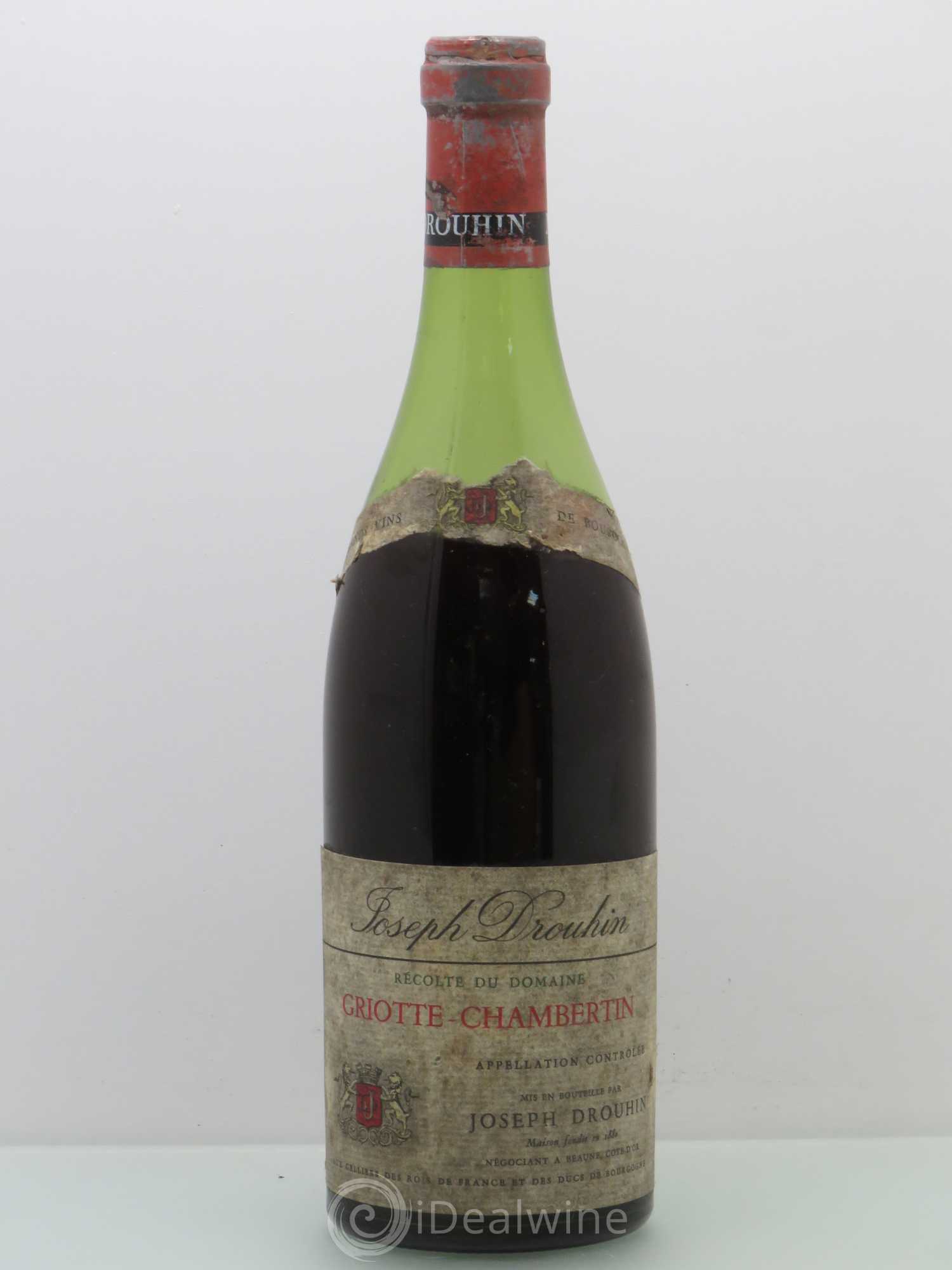Griotte-Chambertin Grand Cru Joseph Drouhin - Lot de 1 bouteille - 0