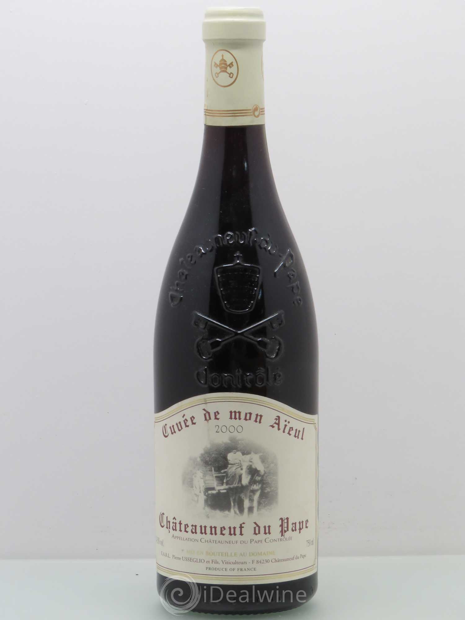 Châteauneuf-du-Pape Cuvée de mon Aïeul Pierre Usseglio & Fils 2000 - Lot de 1 bouteille - 0