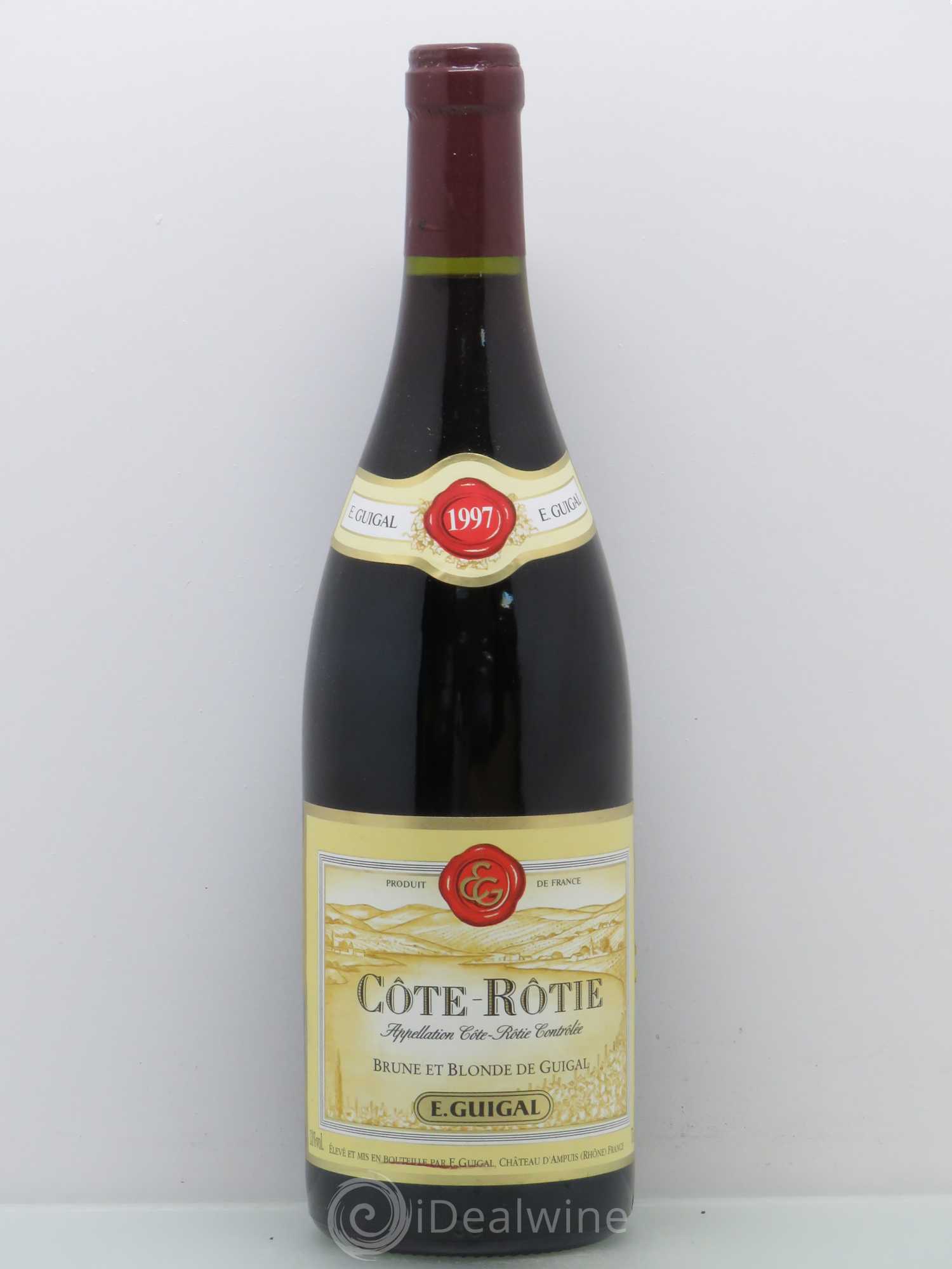 Côte-Rôtie Côtes Brune et Blonde Guigal 1997 - Lot de 1 bouteille - 0