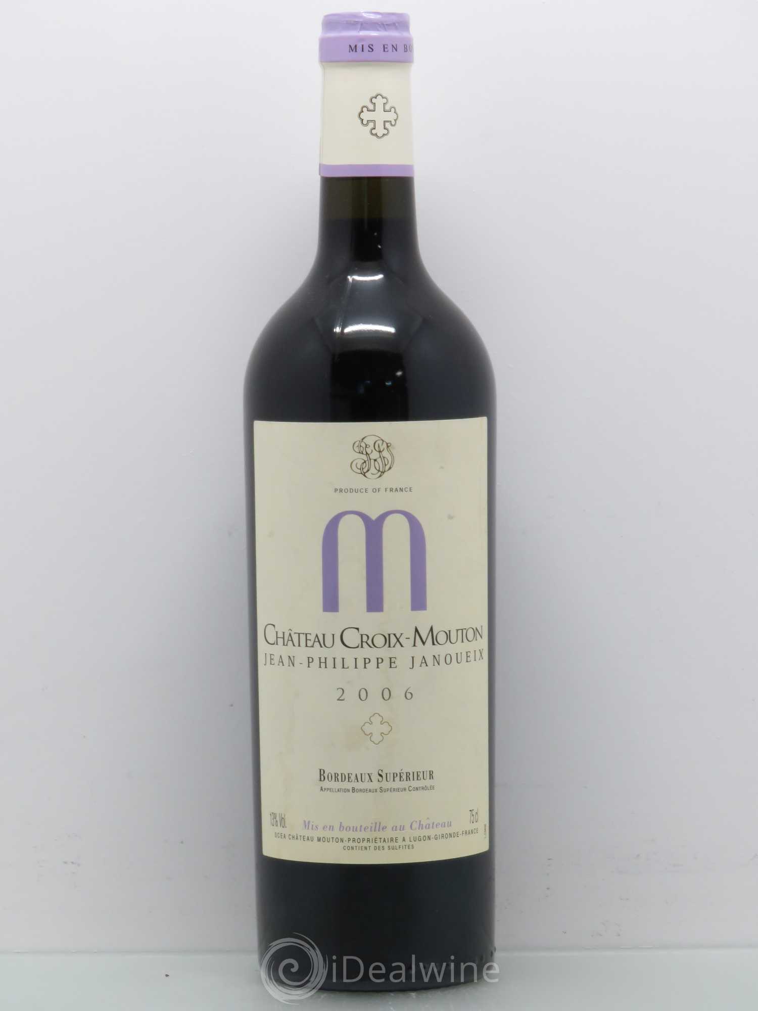 Bordeaux Croix mouton 2006 - Lot de 1 bouteille - 0