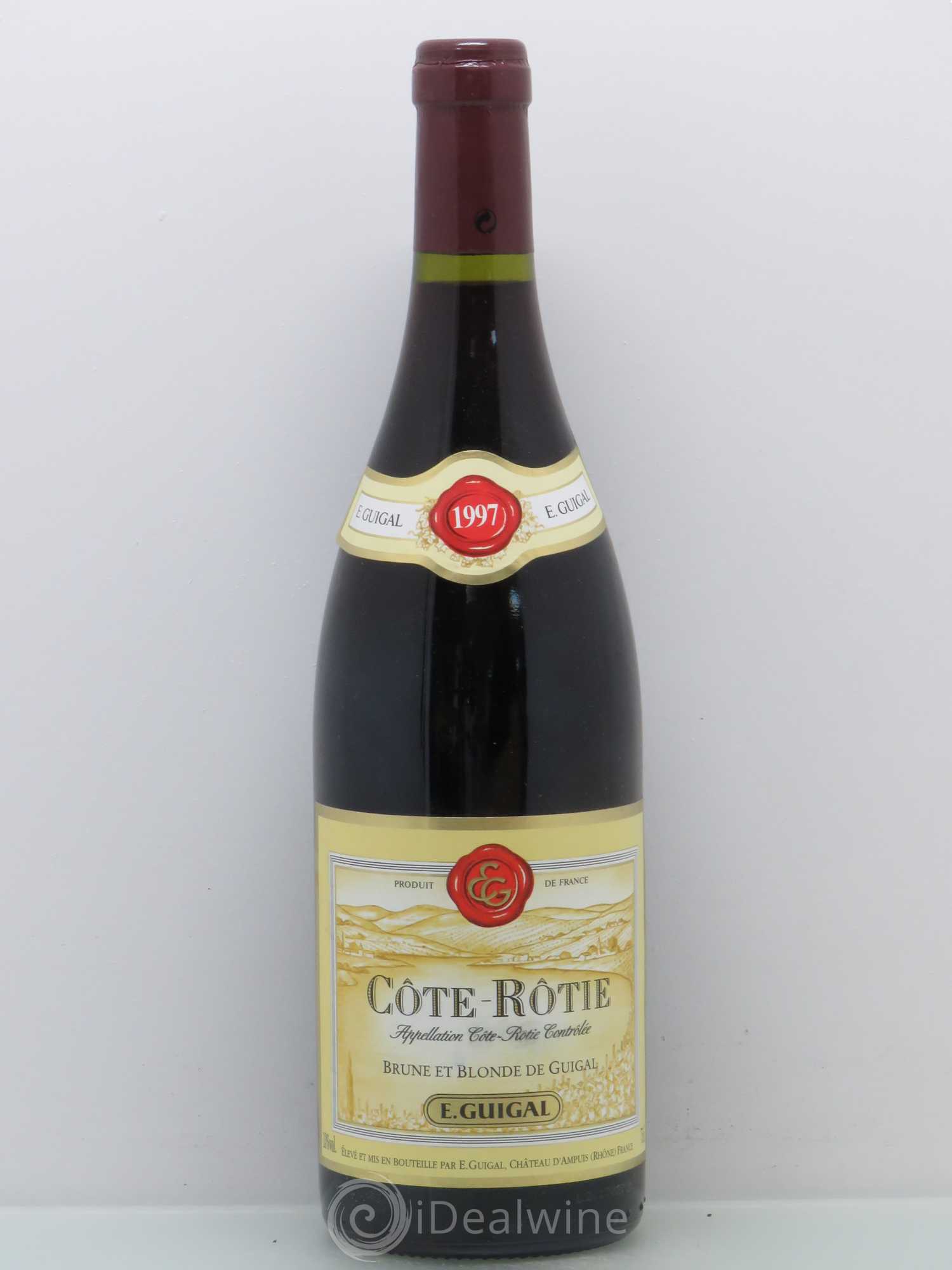 Côte-Rôtie Côtes Brune et Blonde Guigal 1997 - Lot de 1 bouteille - 0