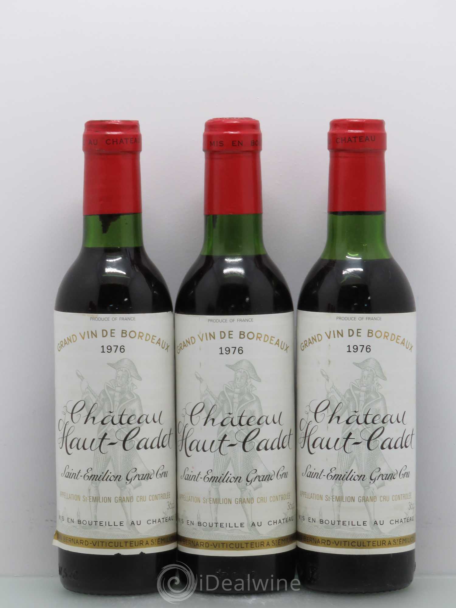 Château Haut Cadet (sans prix de réserve) 1976 - Lot de 6 demi bouteilles - 2