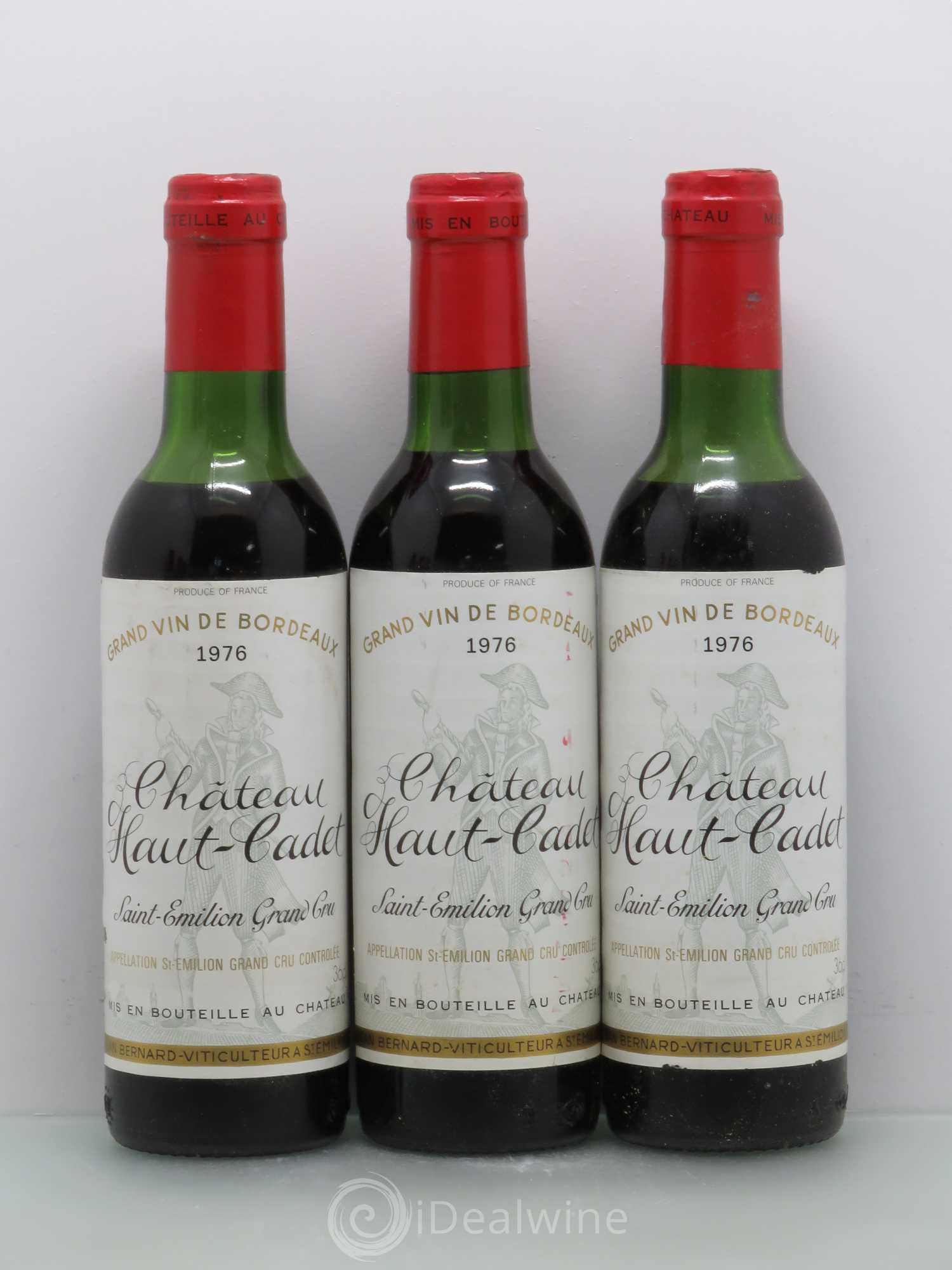 Château Haut Cadet (sans prix de réserve) 1976 - Lot de 6 demi bouteilles - 2