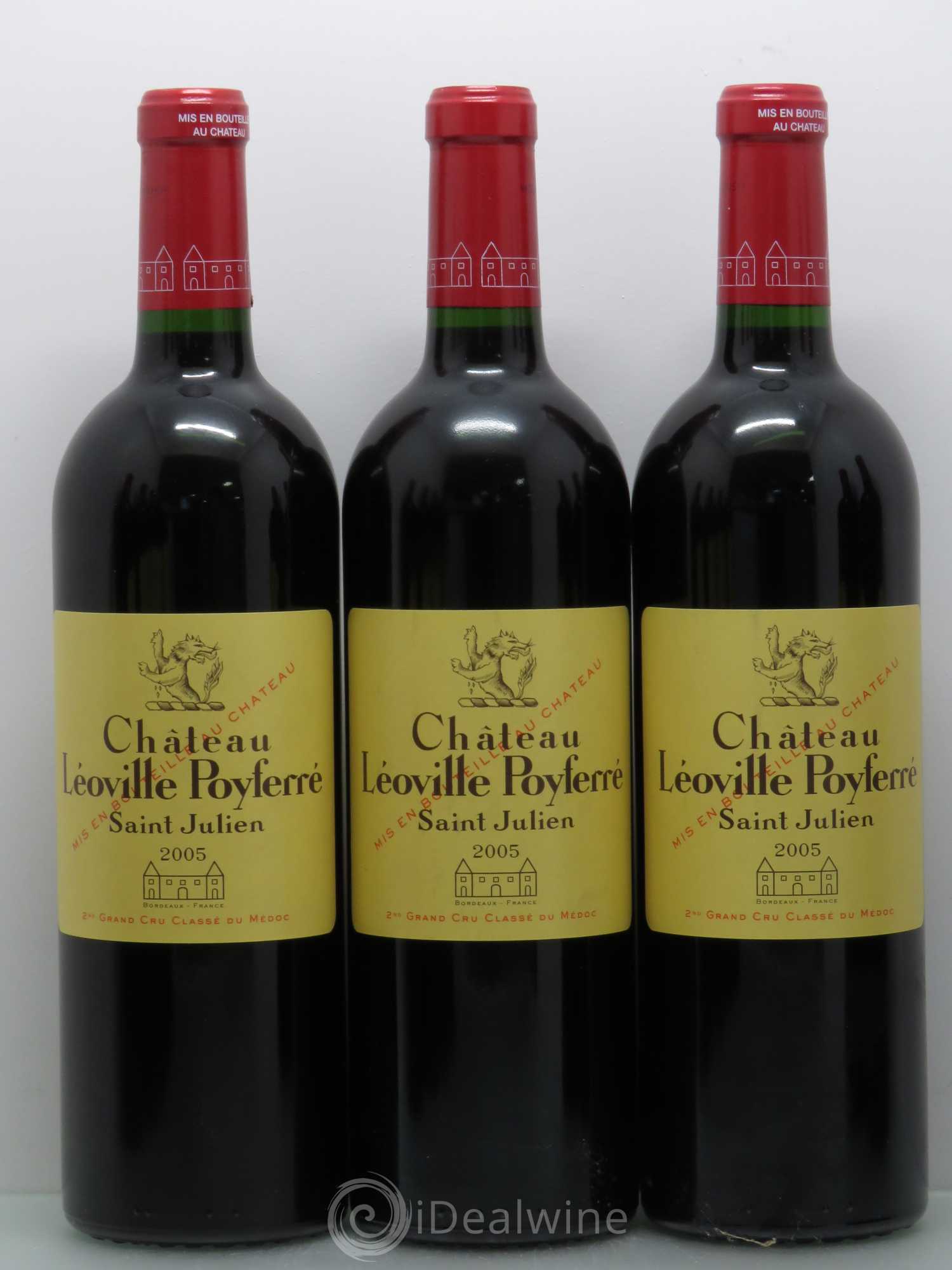 Château Léoville Poyferré 2ème Grand Cru Classé 2005 - Lot de 12 bouteilles - 2